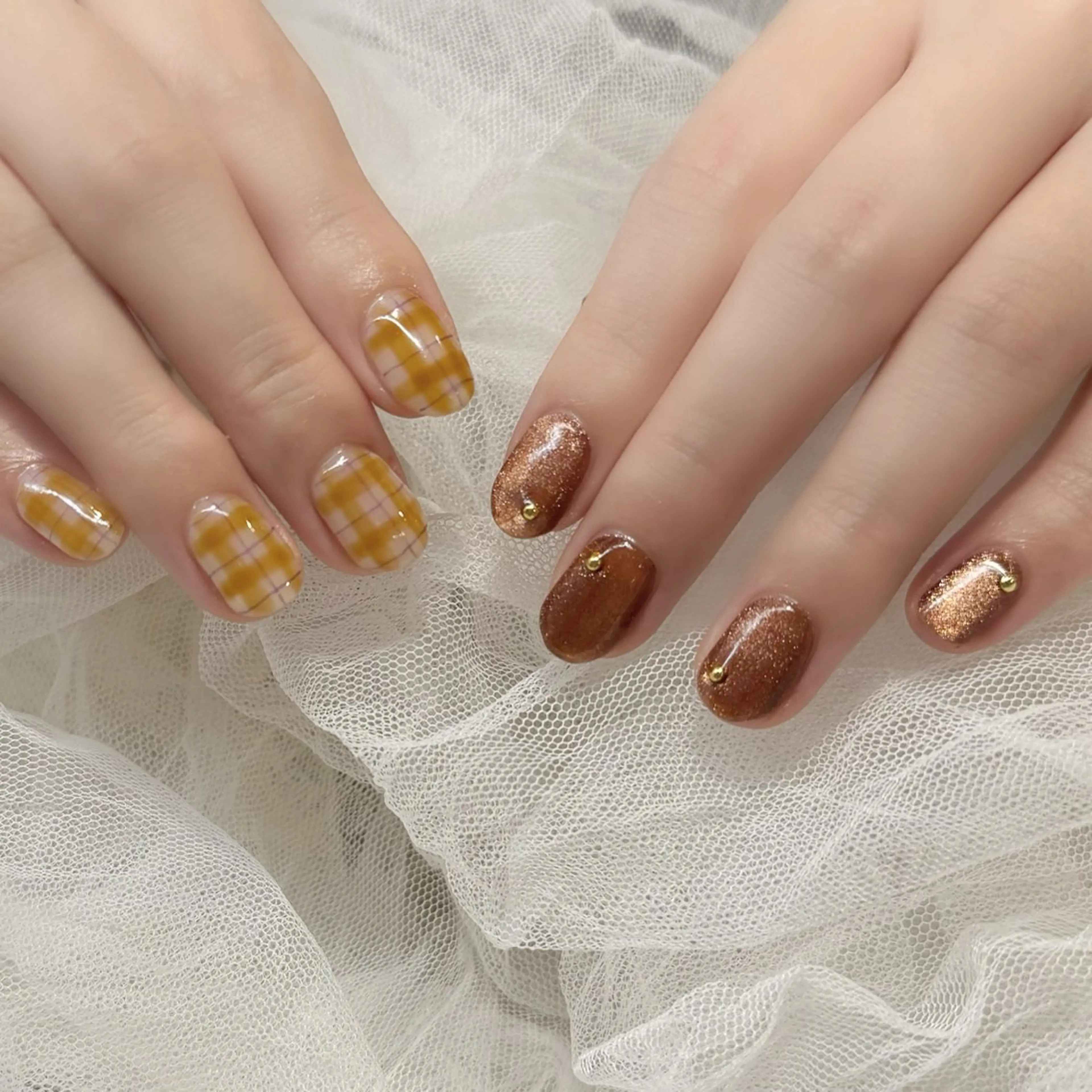 ネイル ハンドネイル 新井 ひなののネイルデザイン