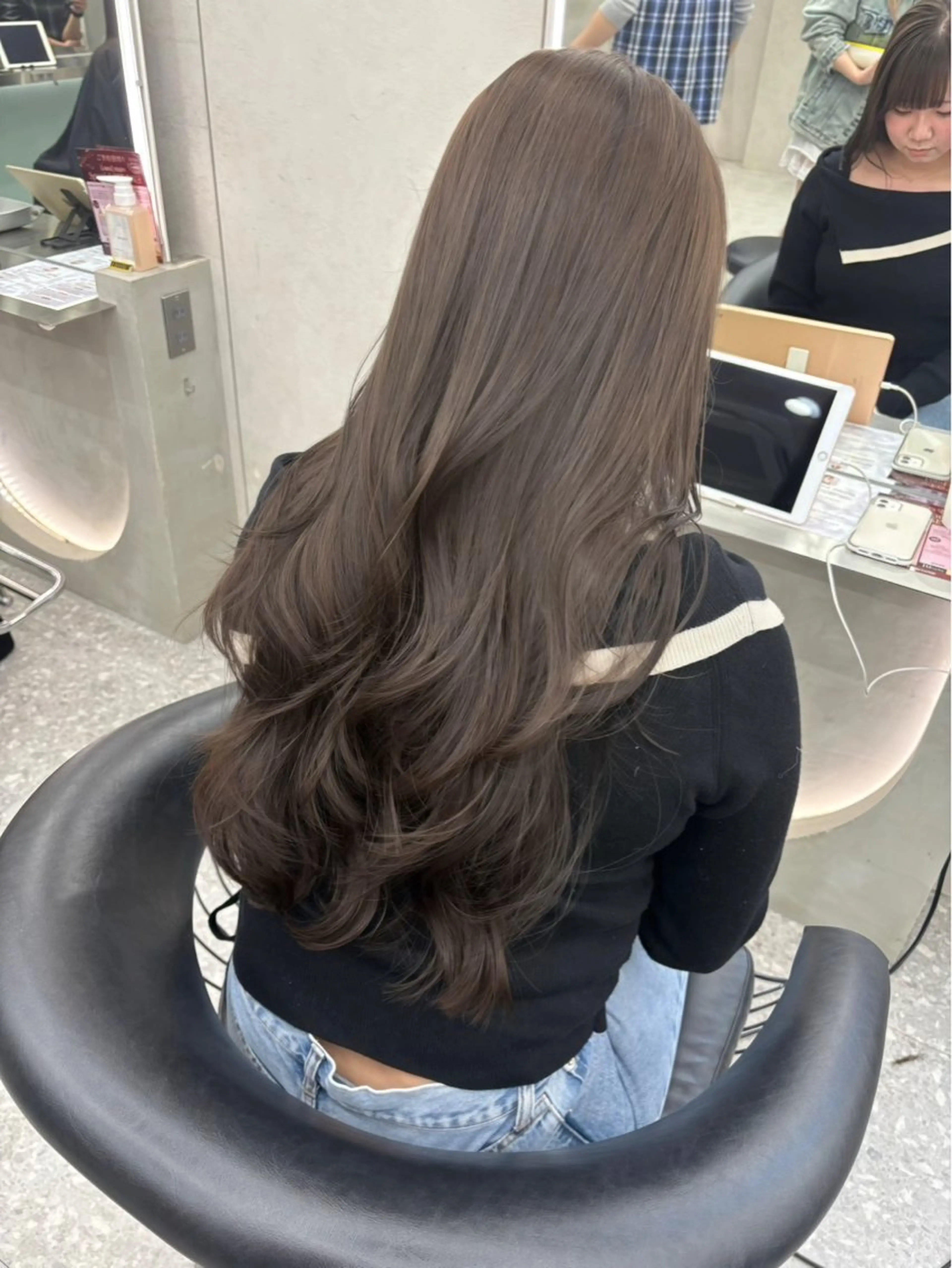 ロング カラー ヘアカラー 透明感カラー/ りおのヘアスタイル