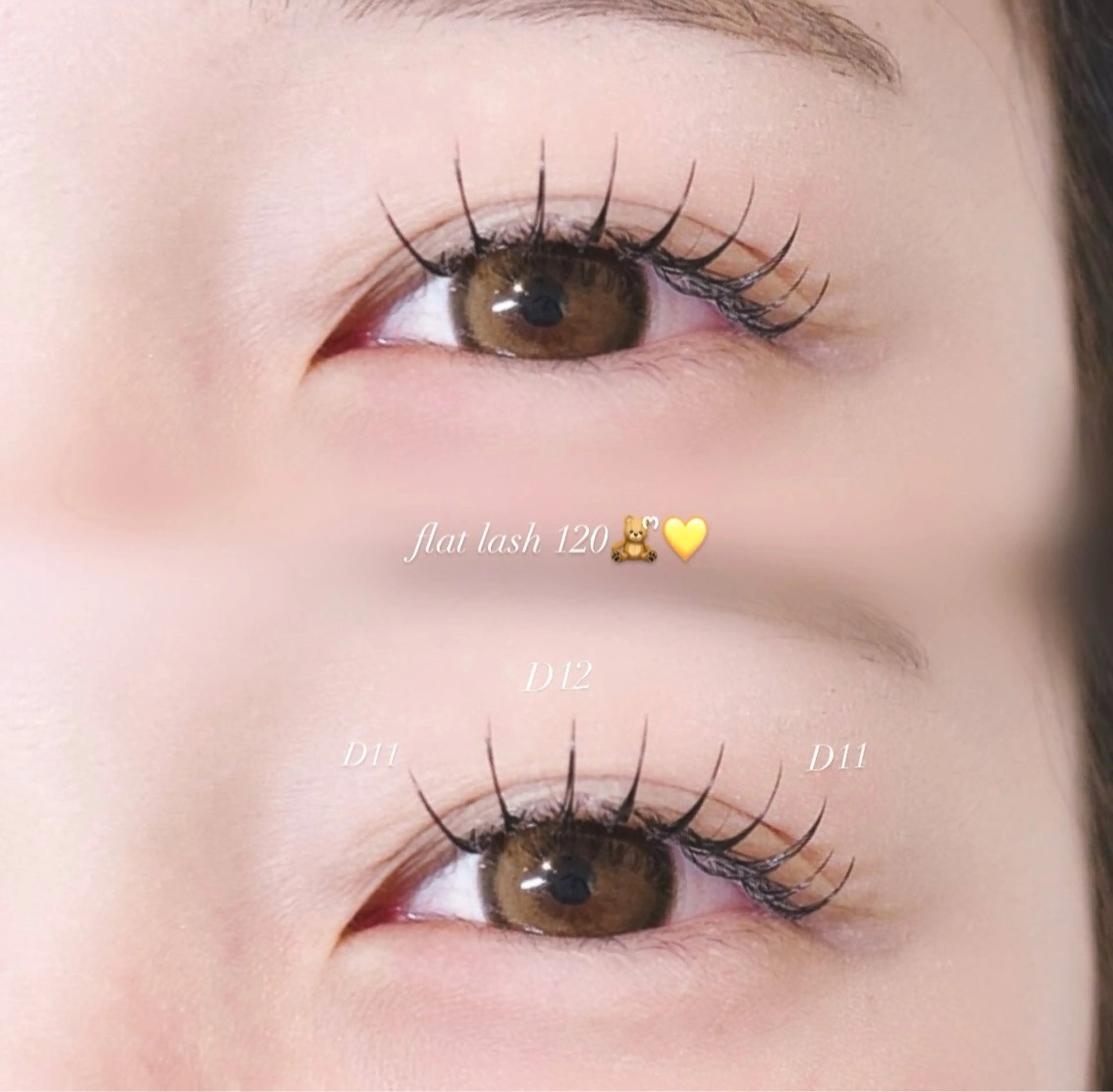 マツエク・マツパ フラットラッシュ マツエク le'a first所属・china ❤︎のマツエク・マツパデザイン