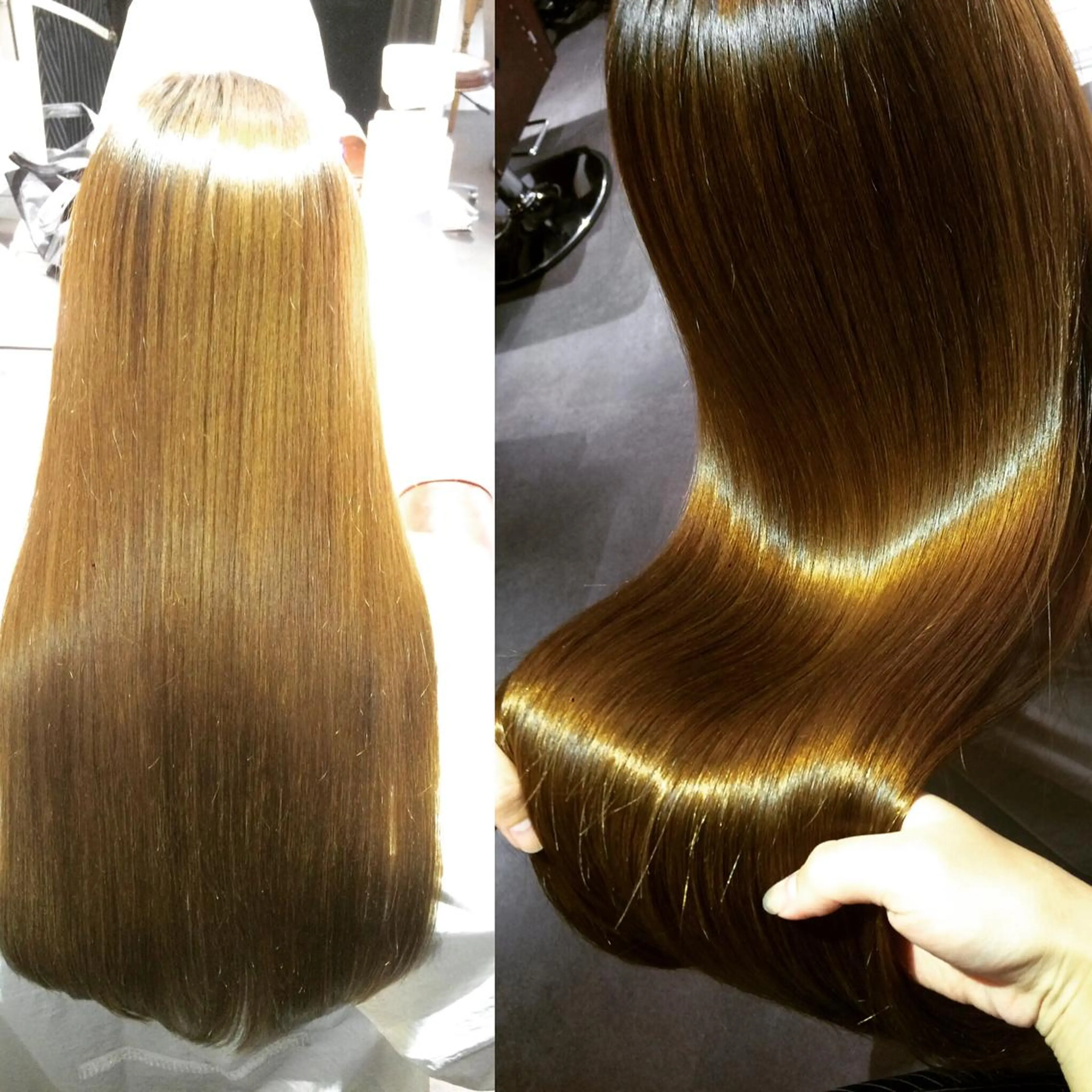 ロング カラー CHAINON 近鉄奈良店のヘアスタイル