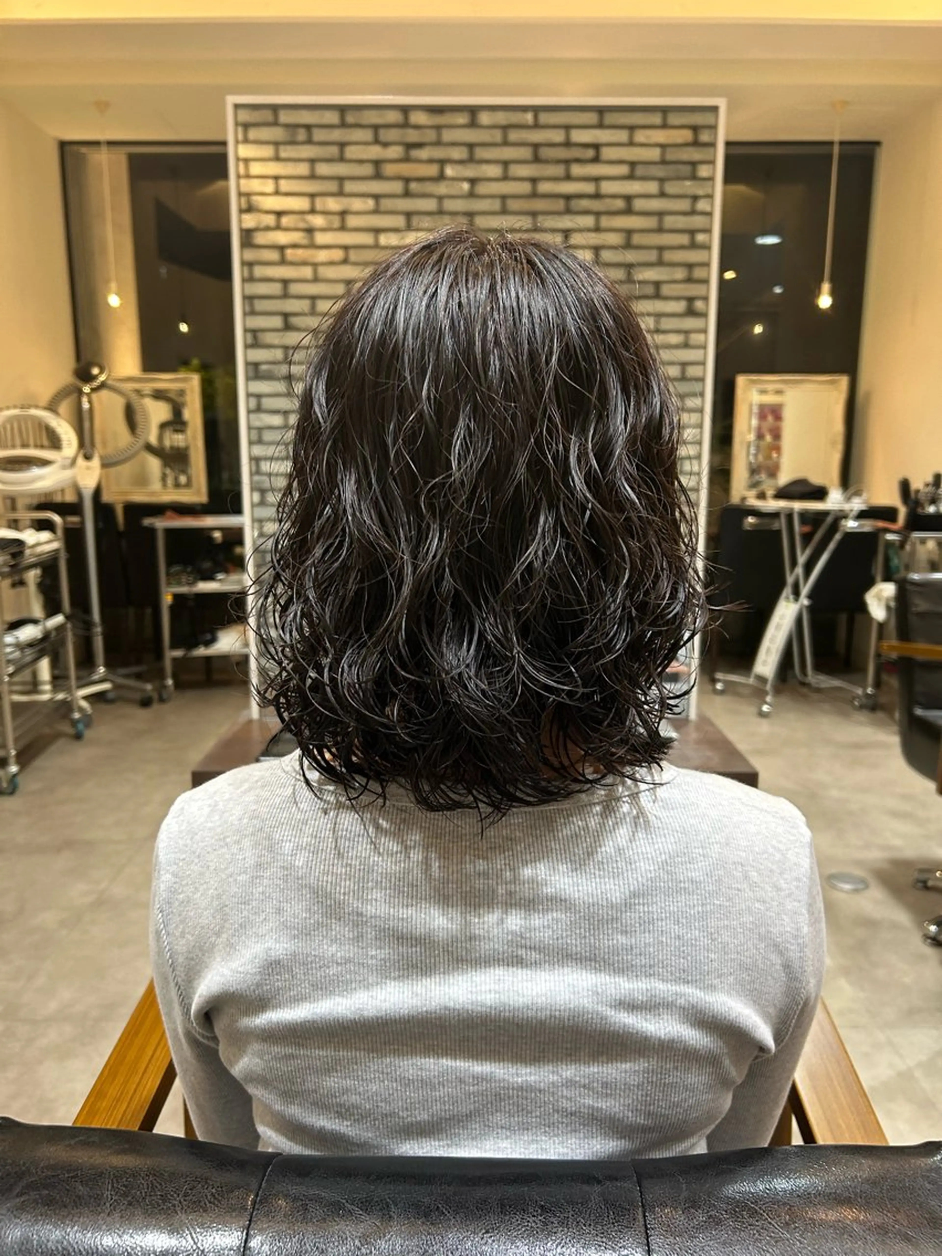 ミディアム カラー hirano harukaのヘアスタイル