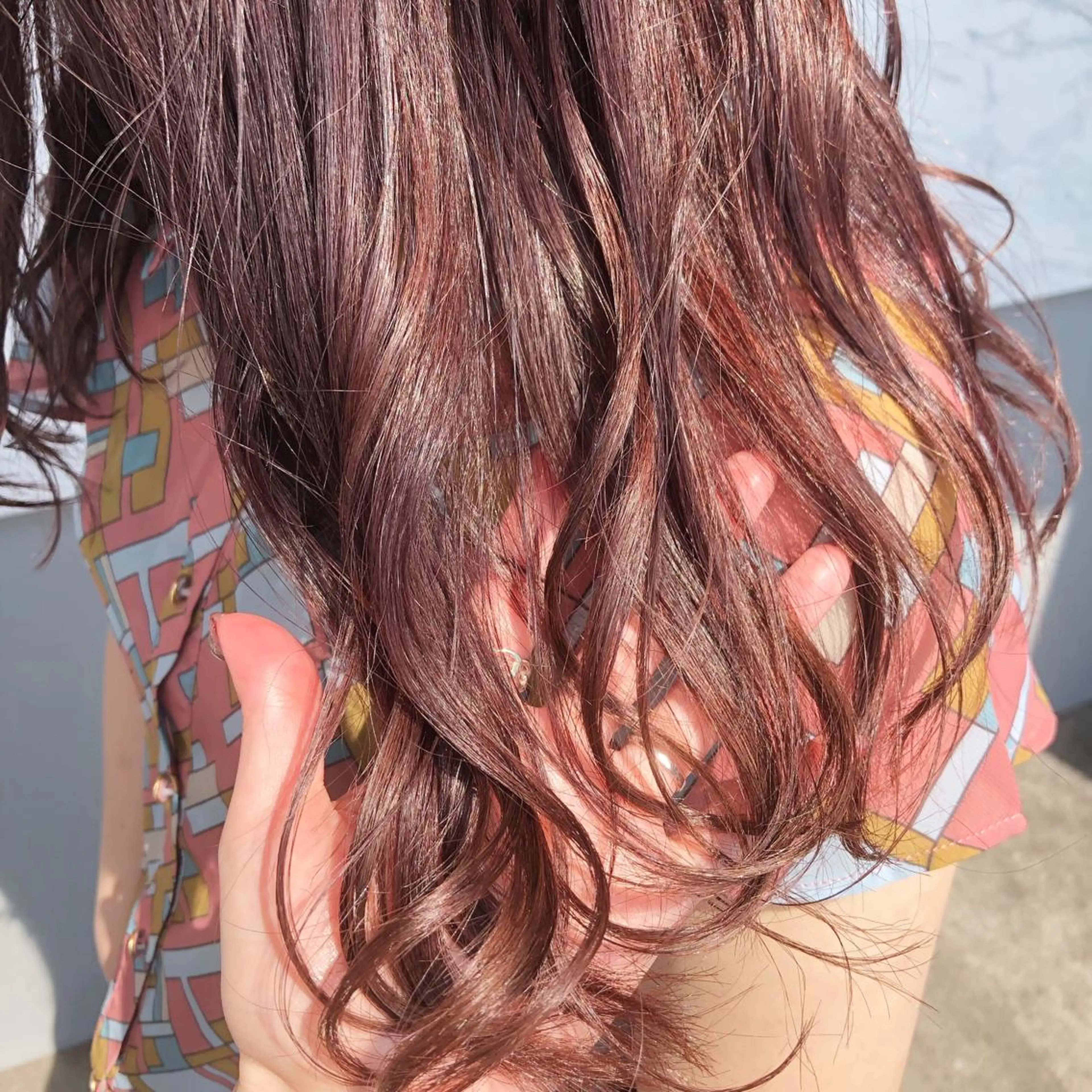 ロング カラー ヘアアレンジ yoshino yukoのマツエク・マツパデザイン