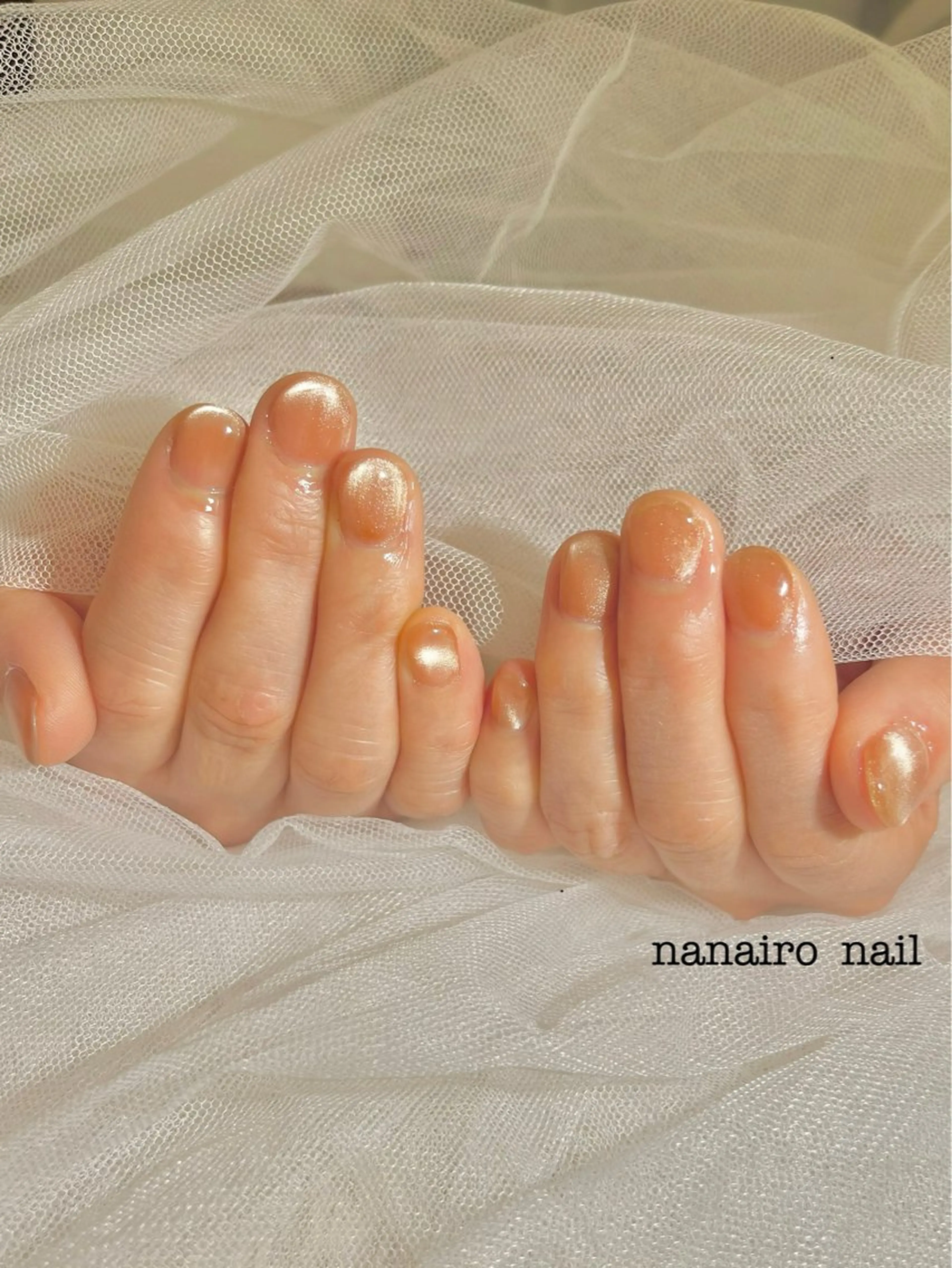 ネイル マグネットネイル ワンカラーネイル nanairo nailのネイルデザイン