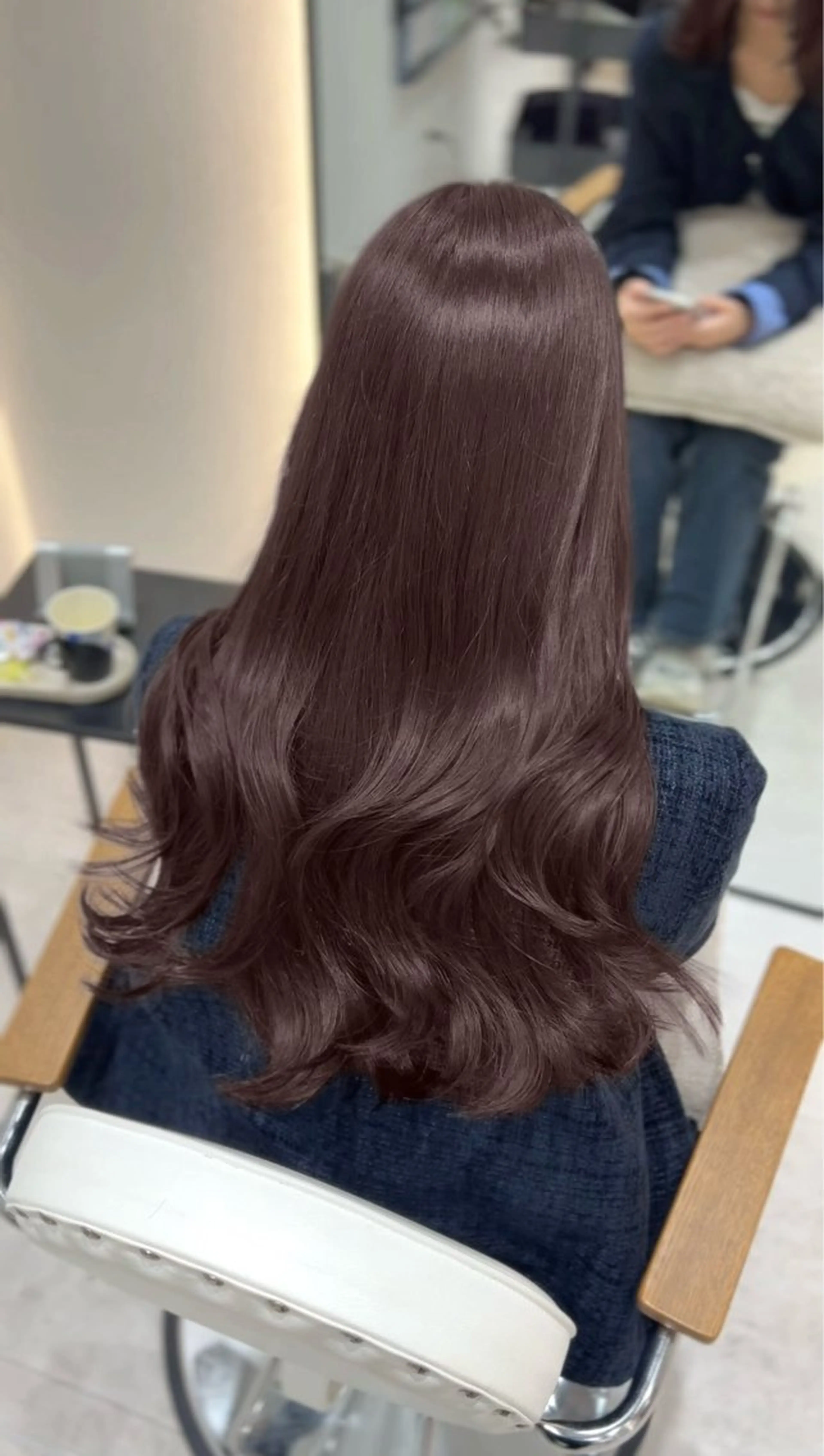 ロング カット ヘアカラー トリートメント 学生人気No1🩶 韓国風/艶髪/輝士のヘアスタイル