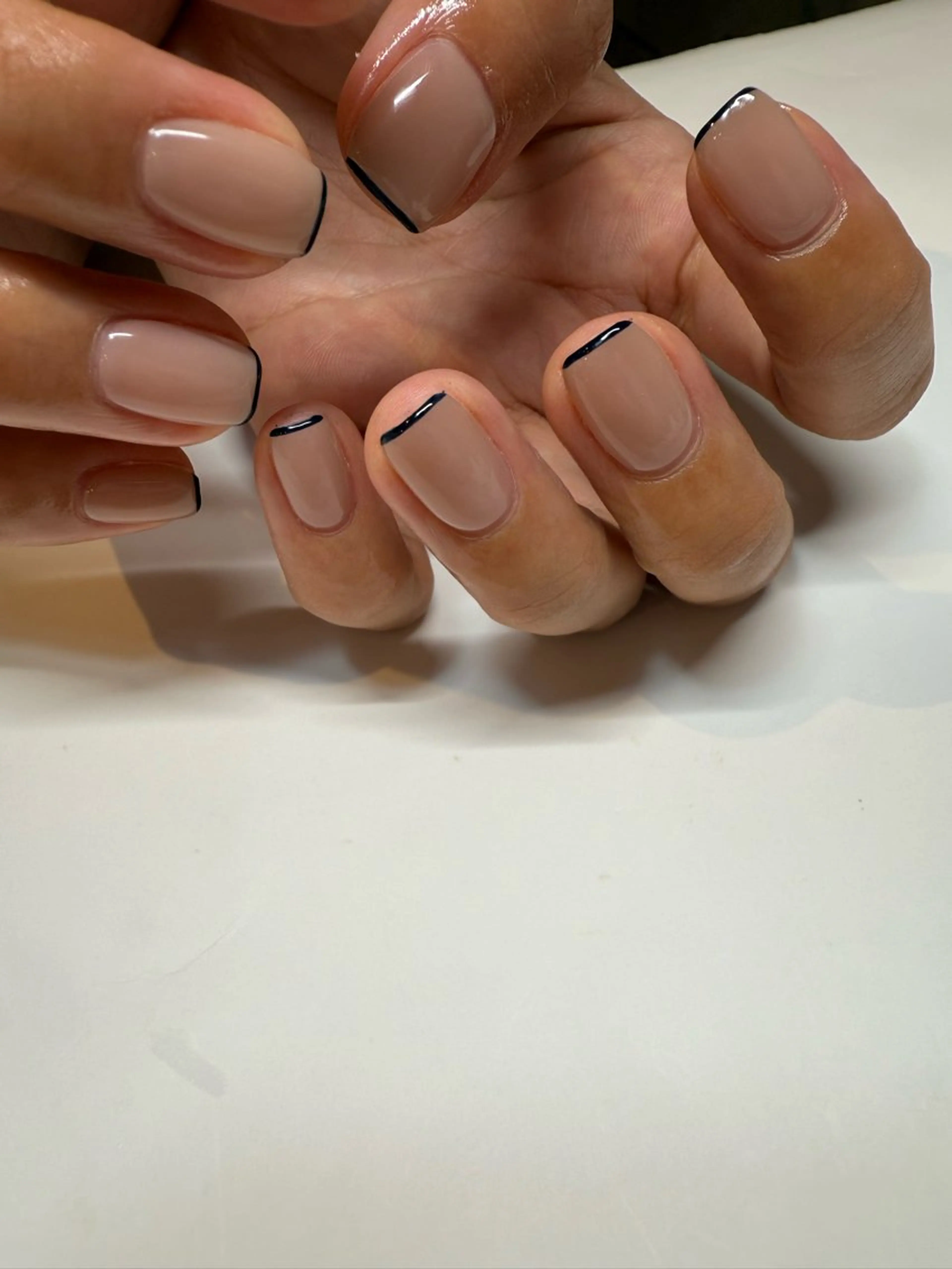 ネイル フレンチネイル Manon Yuiのネイルデザイン