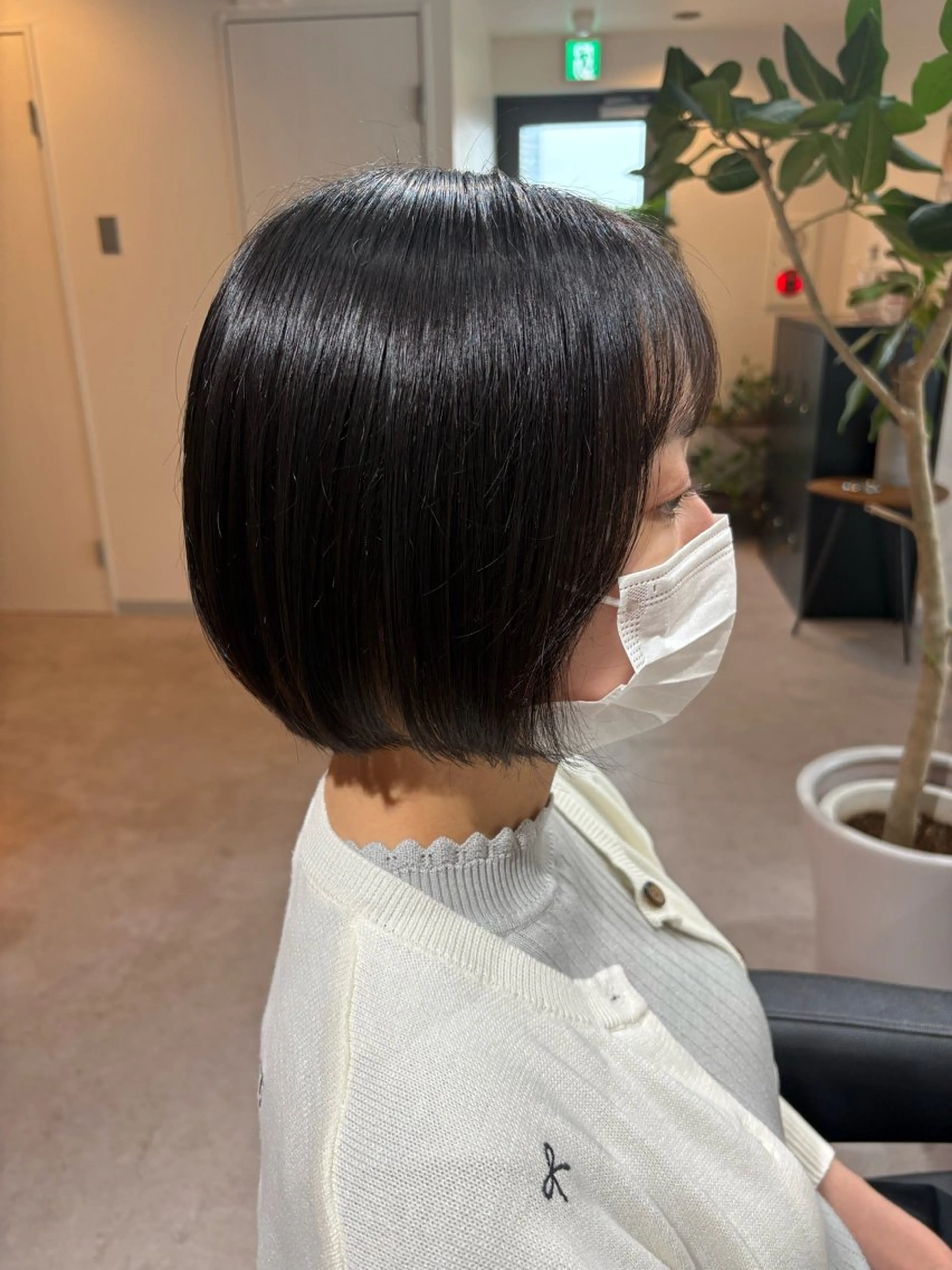 ショート ショートボブ ボブ ショートヘア カット aina / n.w.hのヘアスタイル