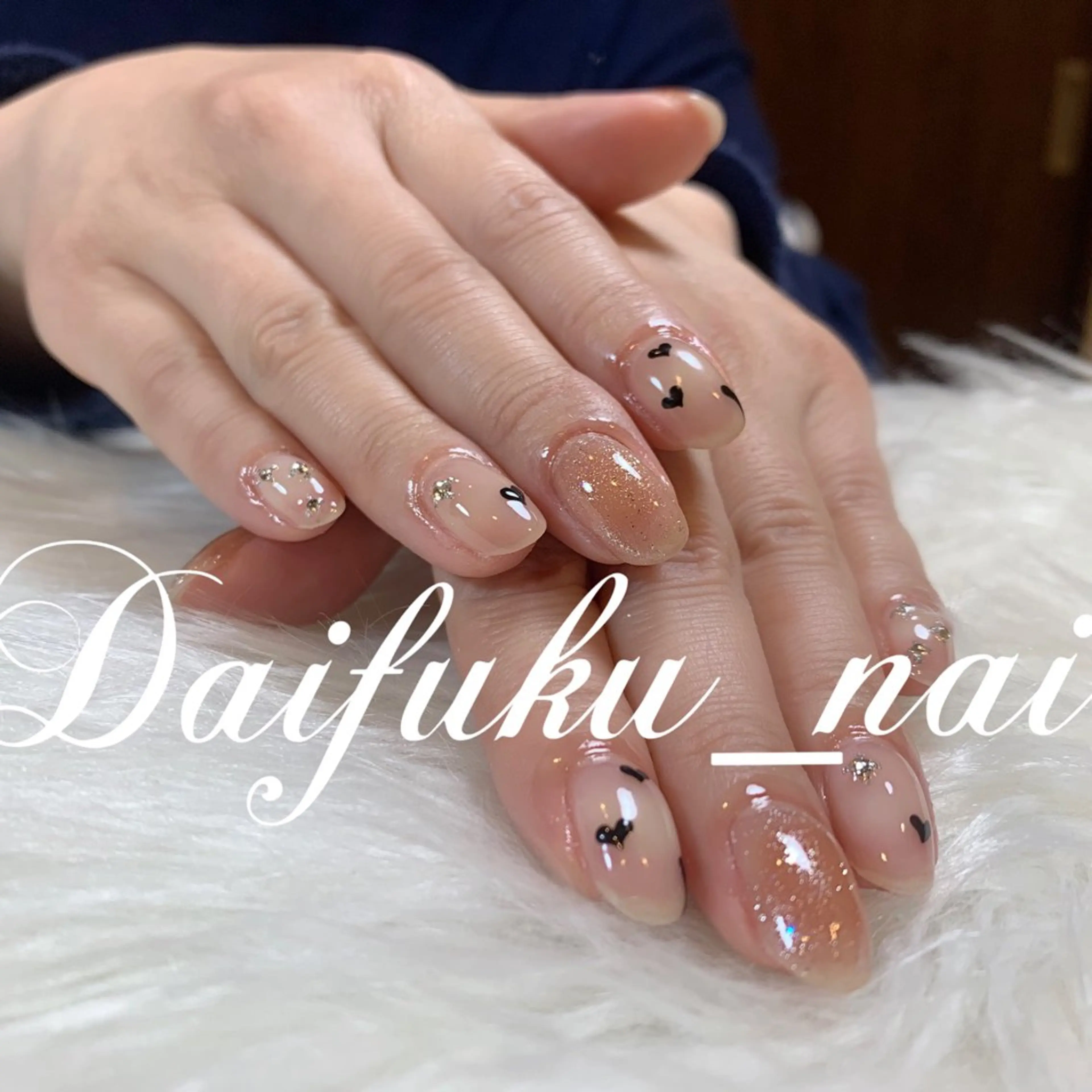 ミディアム Daifuku nailsのネイルデザイン