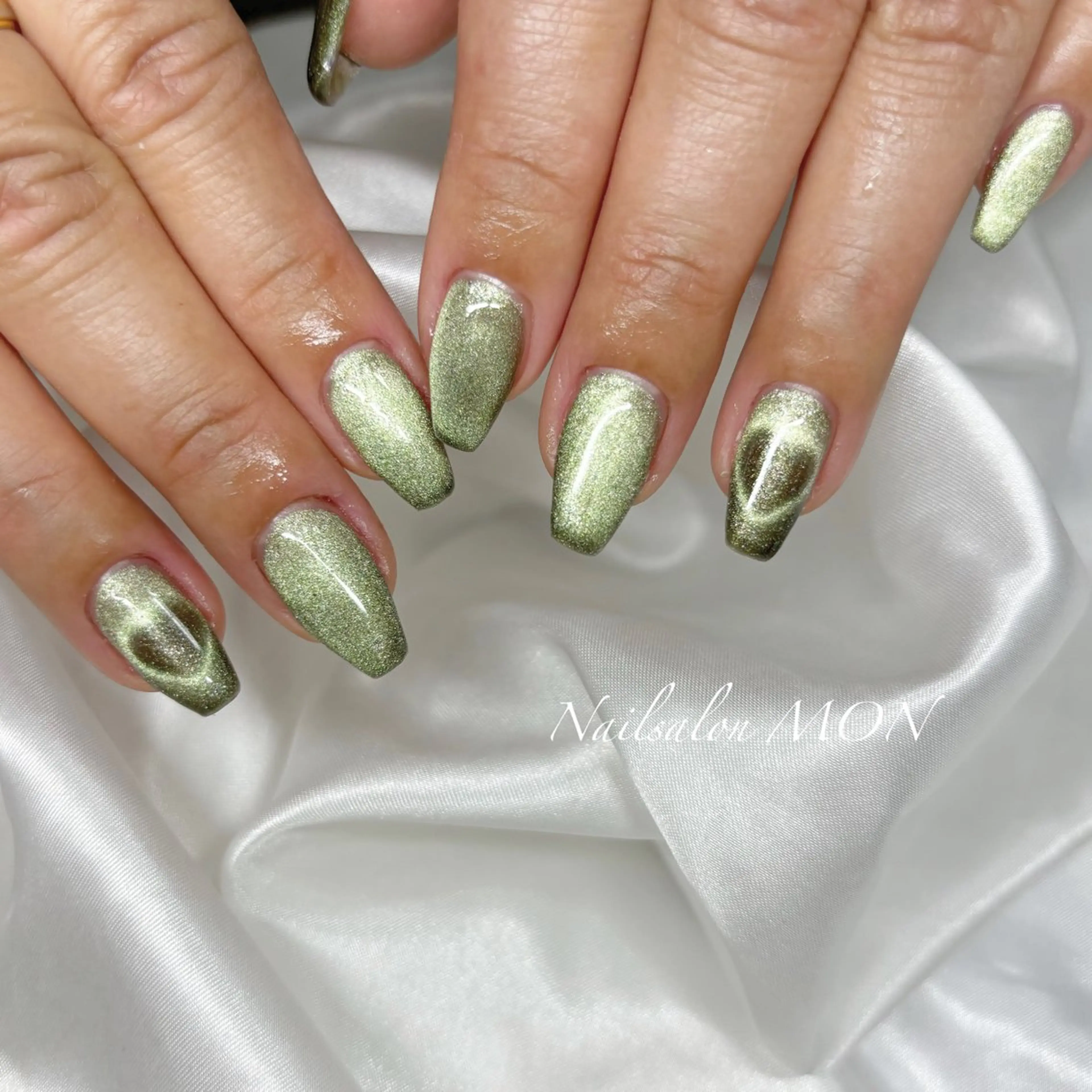 ネイル ハート ハンドネイル Nailsalon MONのネイルデザイン