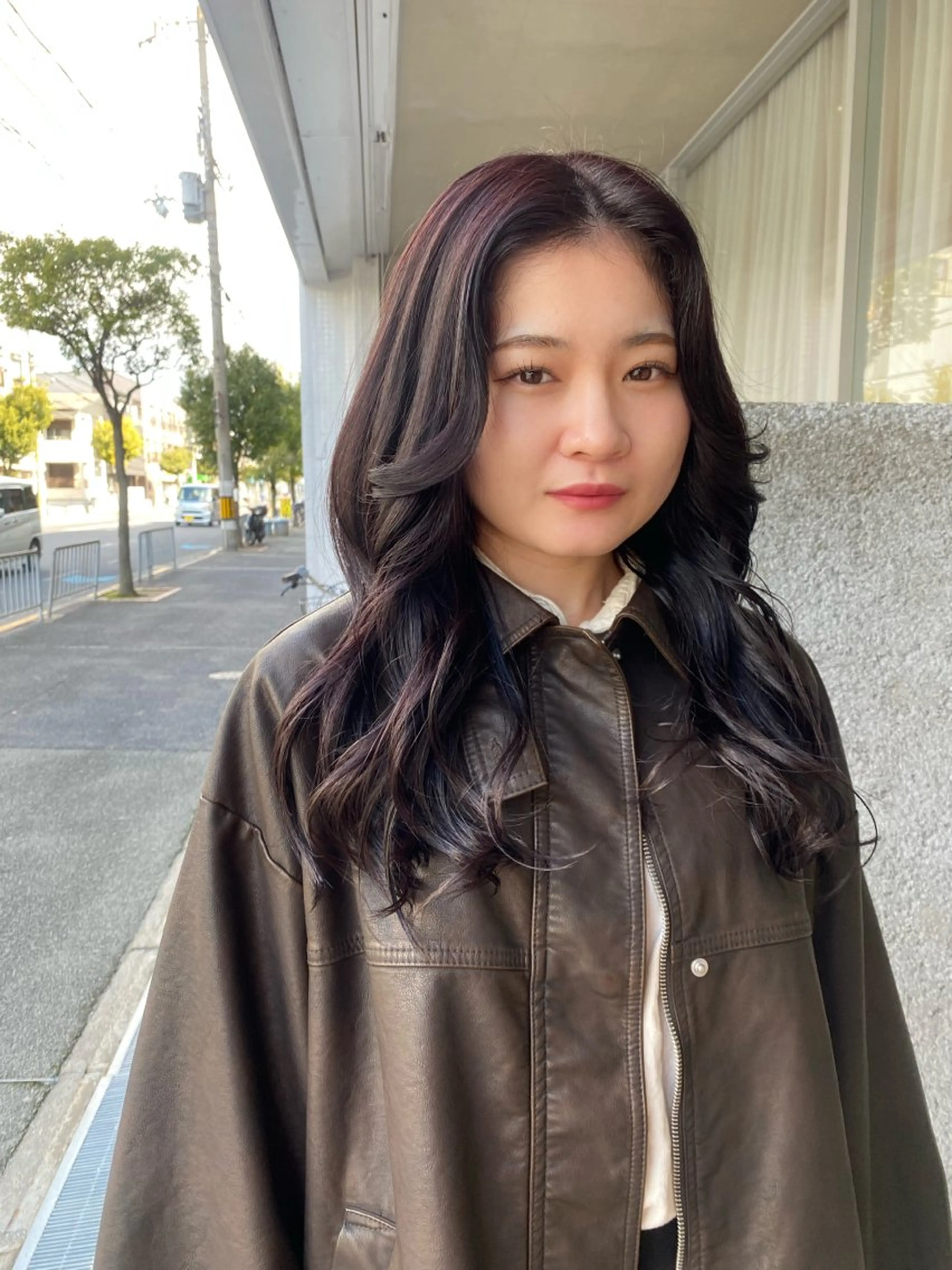 ロング レイヤーカット/ ダブルカラーサクライのヘアスタイル