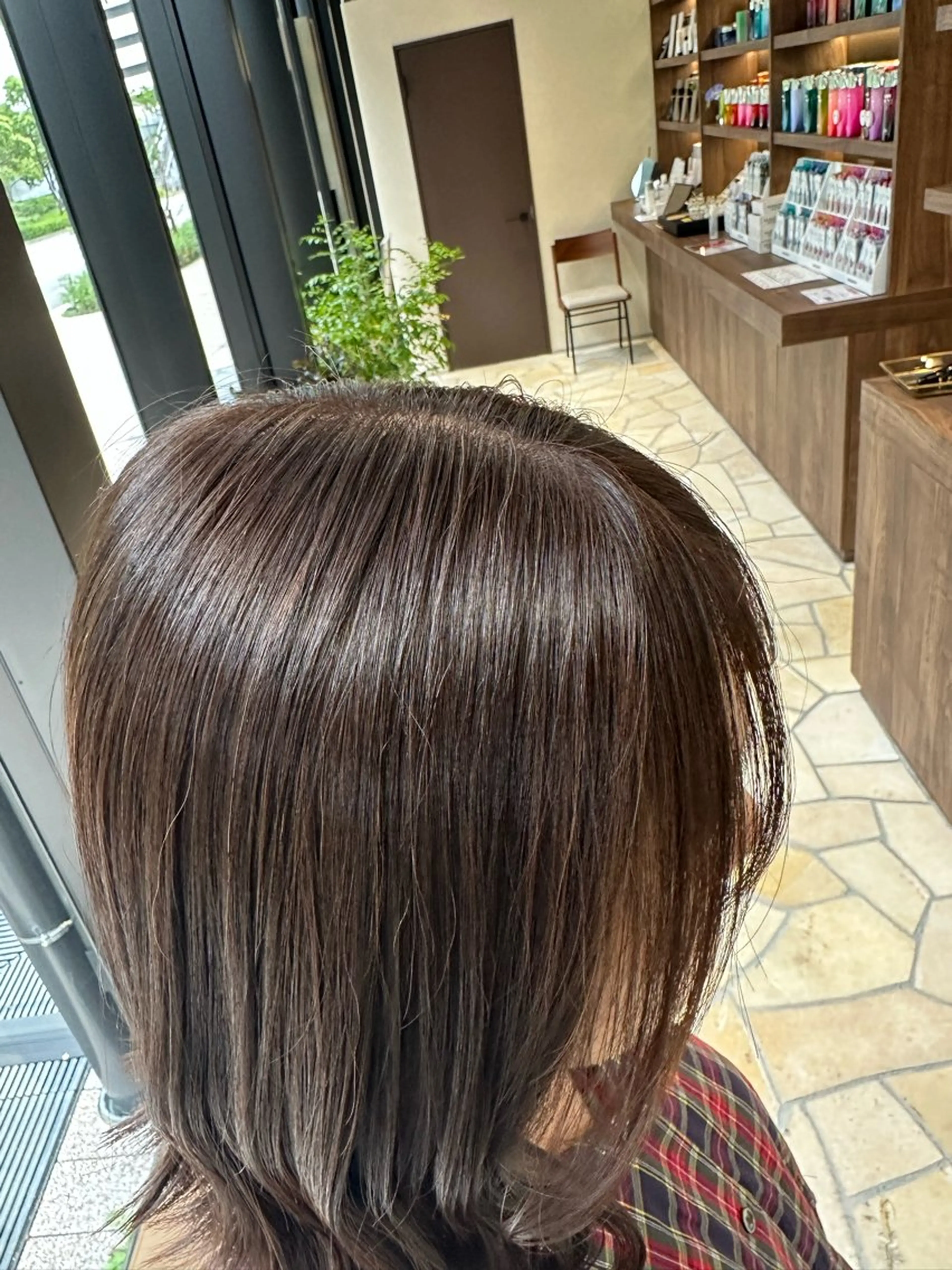 ミディアム カラー 中尾 碧斗のヘアスタイル