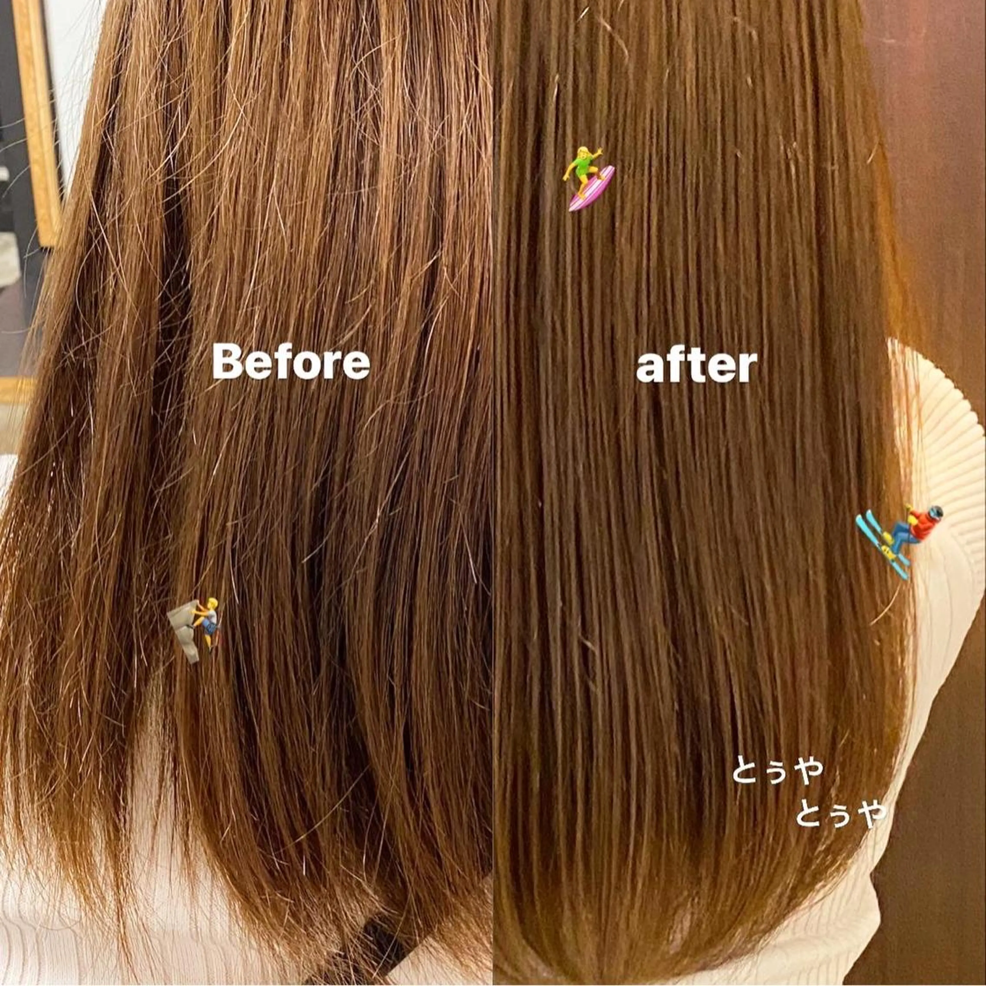 ブリーチなしカラー/ レイヤー/ASARIのヘアスタイル