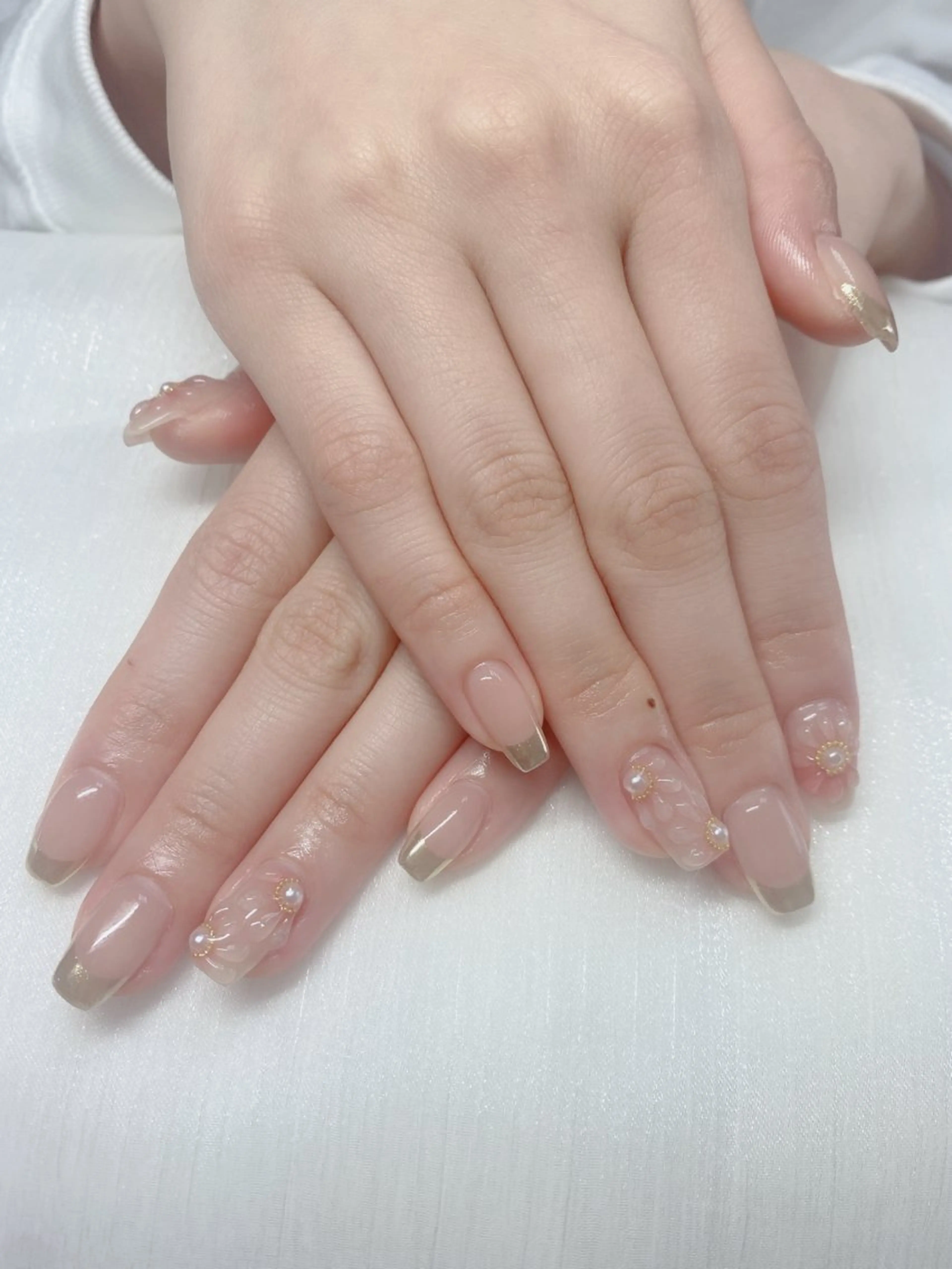 ネイル ハンドネイル ハンドケア UniqueNail 長さだし専門店のネイルデザイン