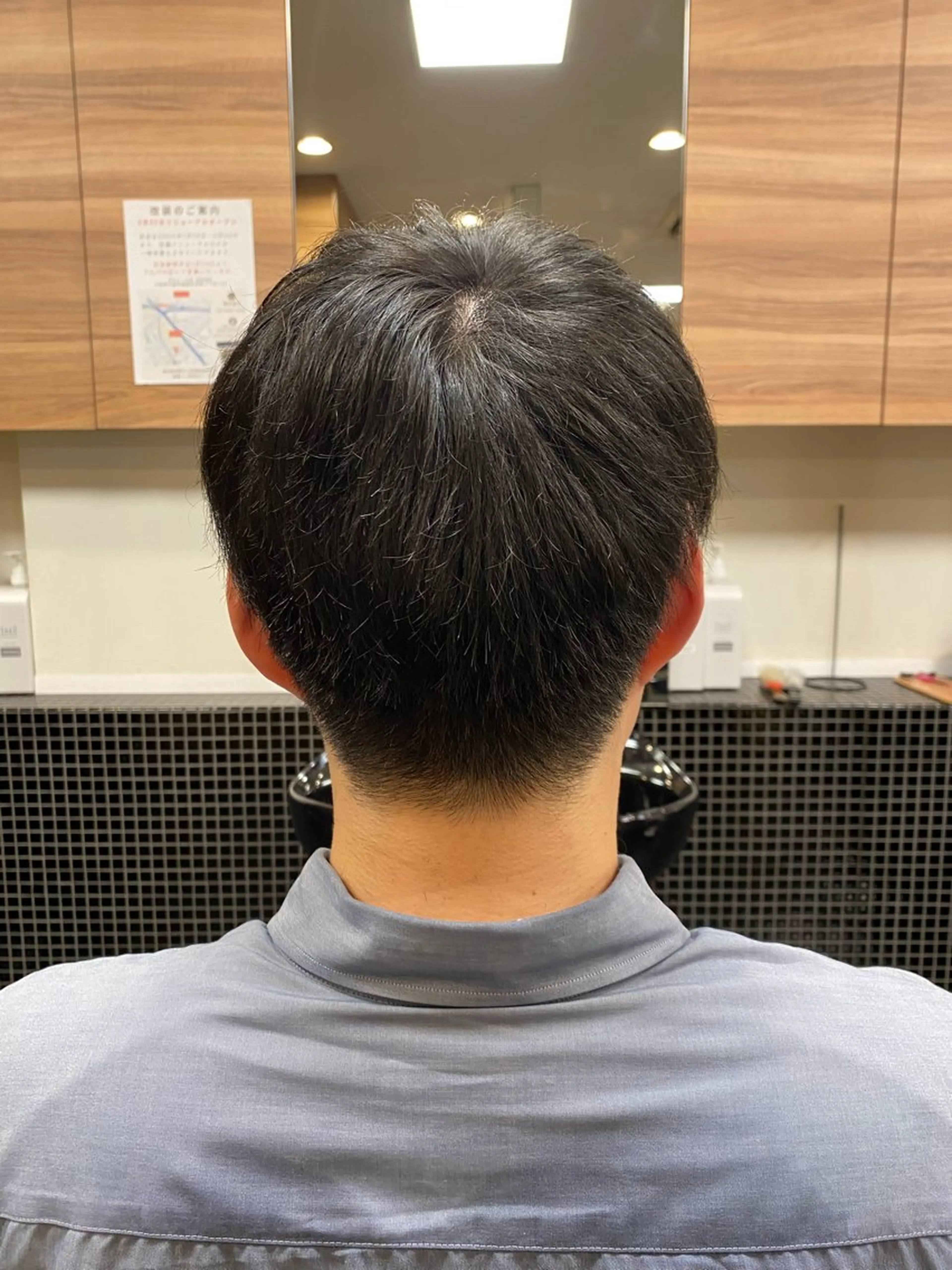 ショート メンズ メンズカット０円 モデル募集野田阪神のヘアスタイル