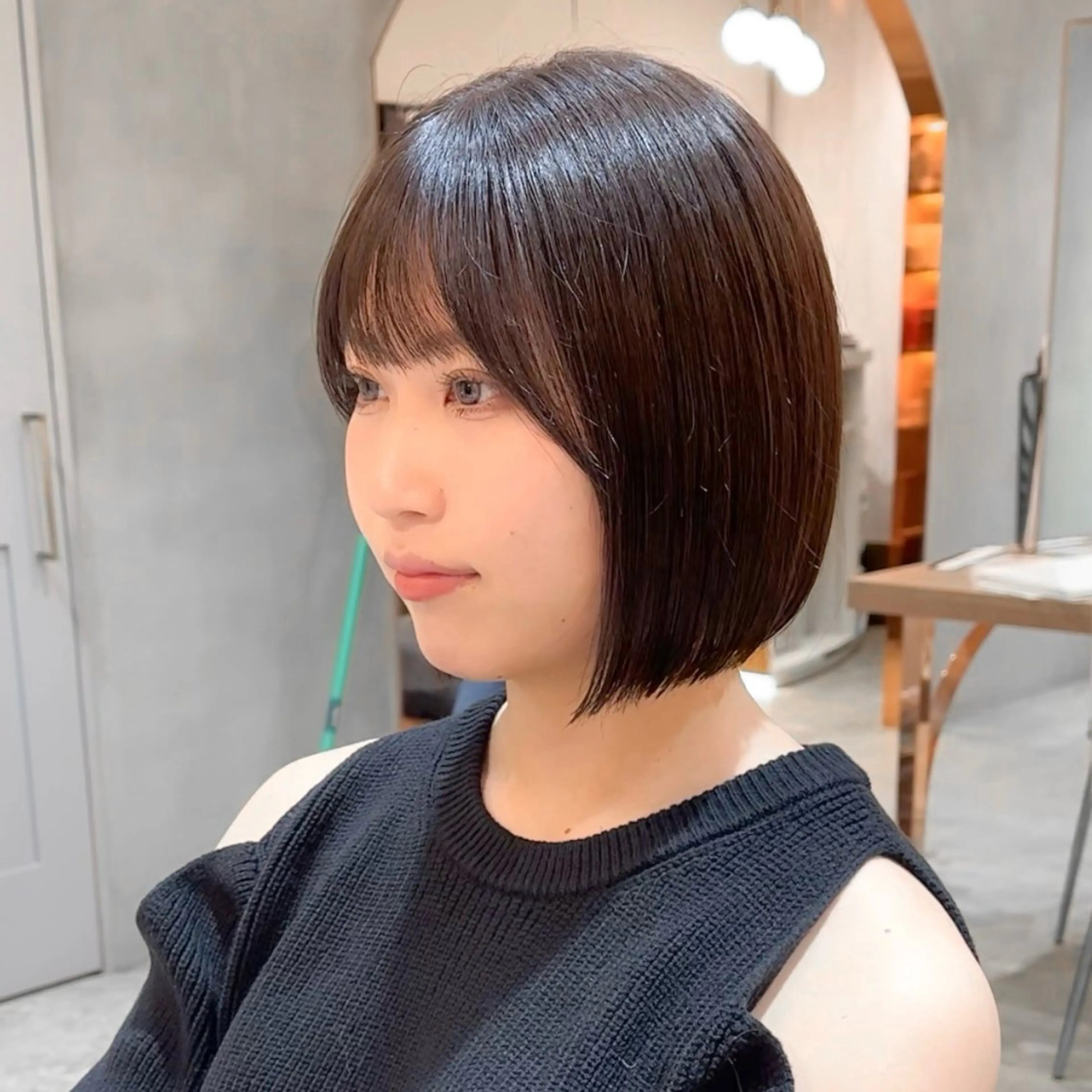 ミディアム 縮毛矯正/韓国ヘア /レイヤー🎀ミズキのヘアスタイル