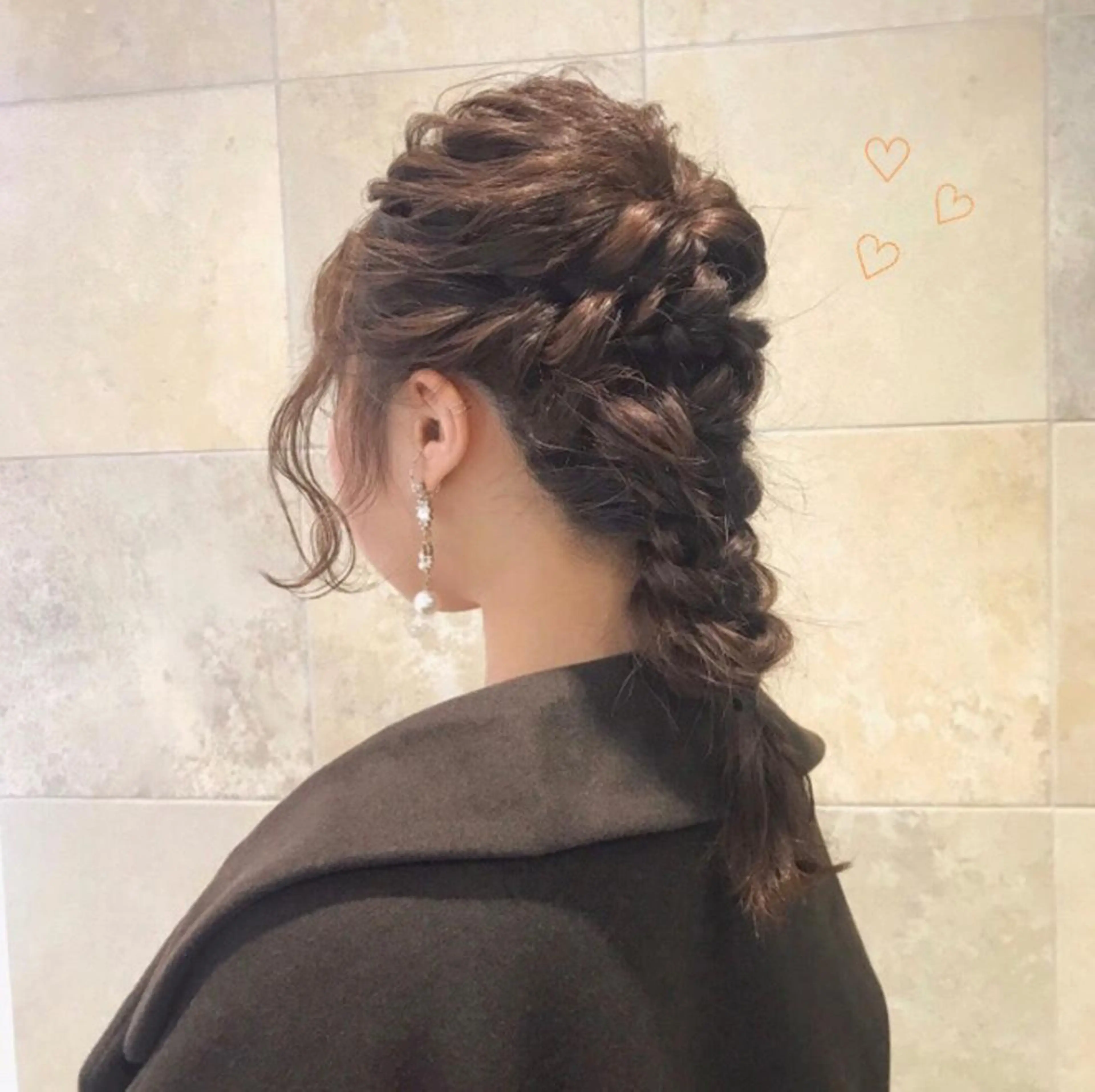 ミディアム ヘアアレンジ 田中 あかねのヘアスタイル