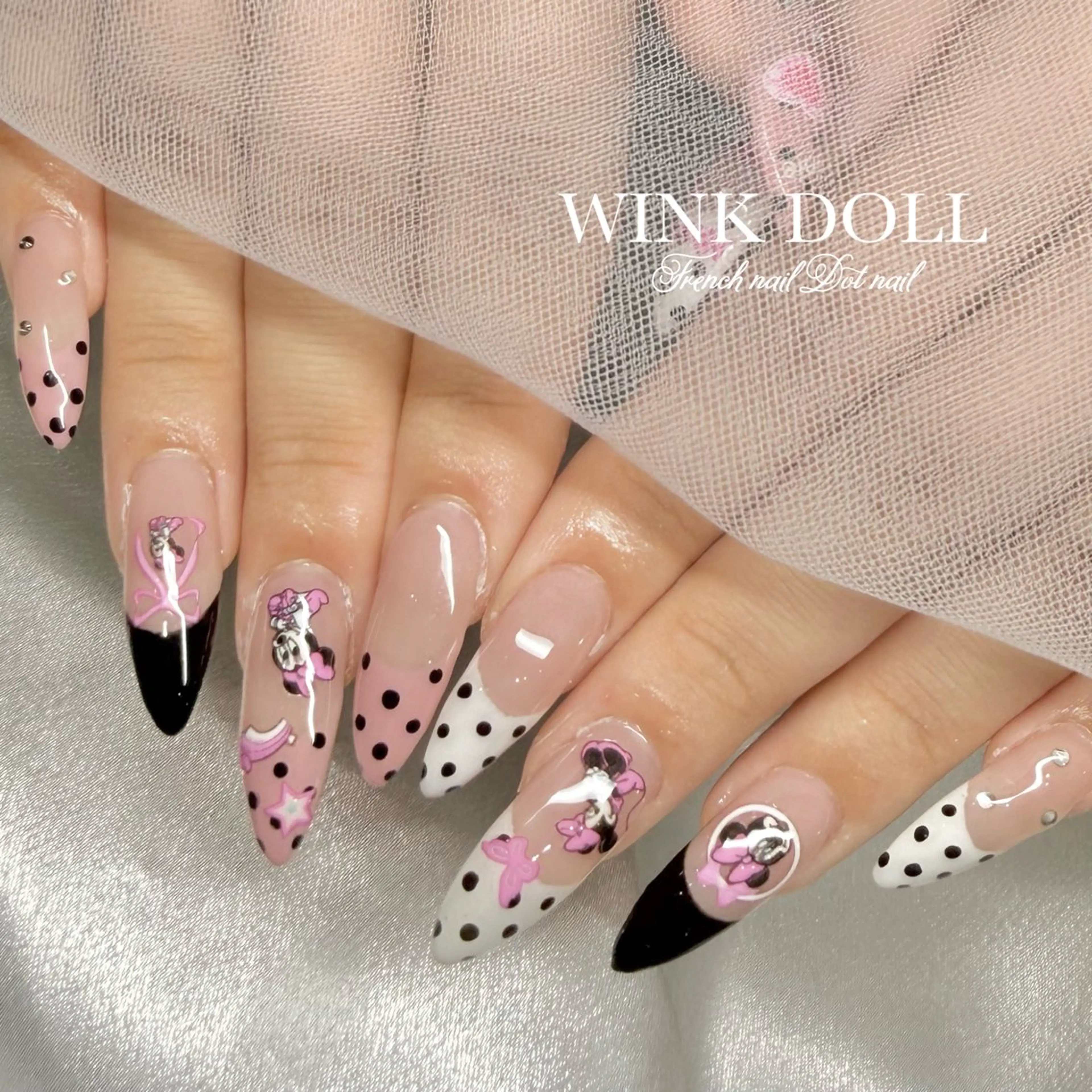 ネイル ハンドネイル WINK DOLL RIANのネイルデザイン