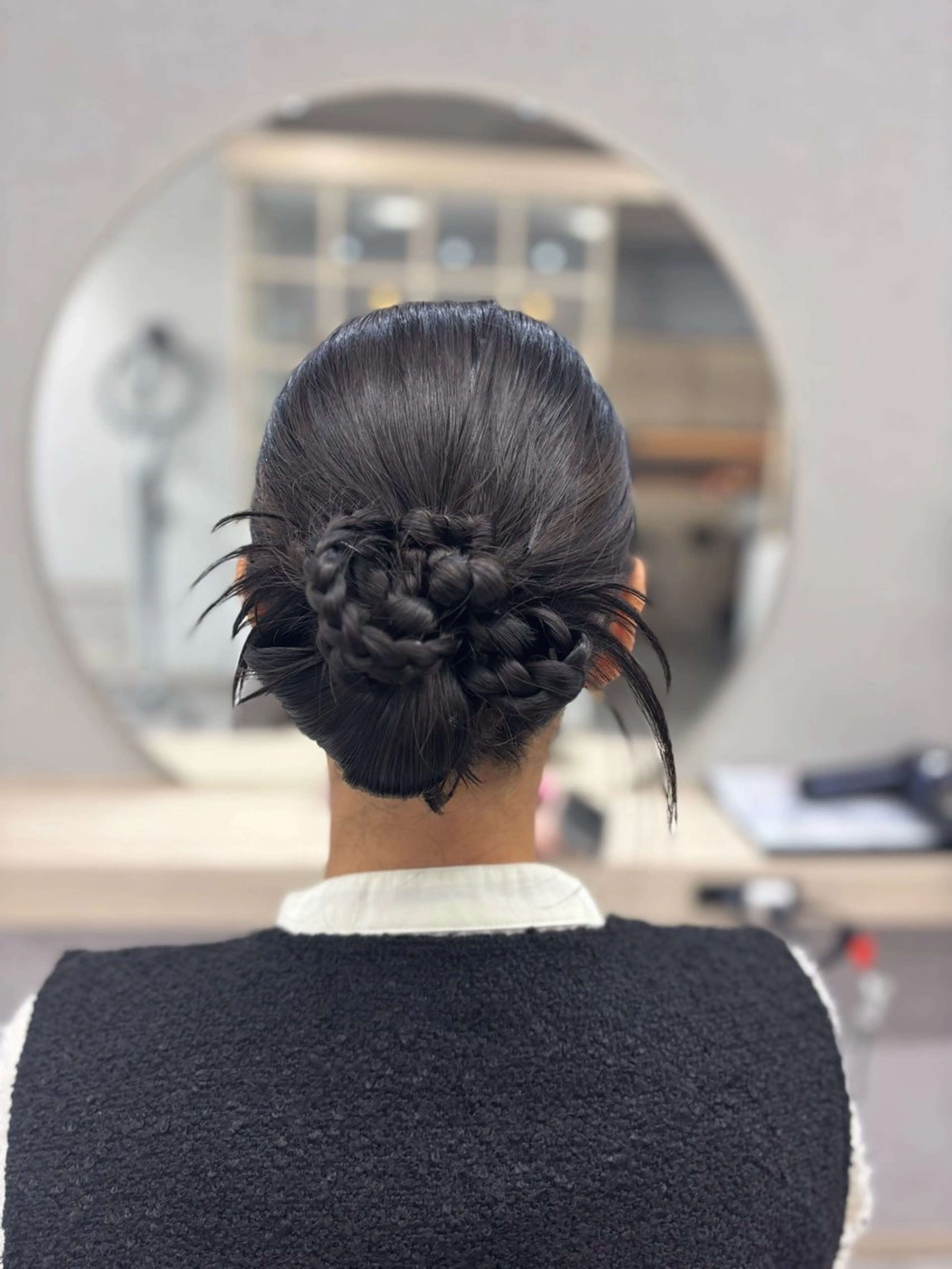 セミロング ヘアアレンジ ヘアセット KEEN.渋沢/ 横溝小夏のヘアスタイル