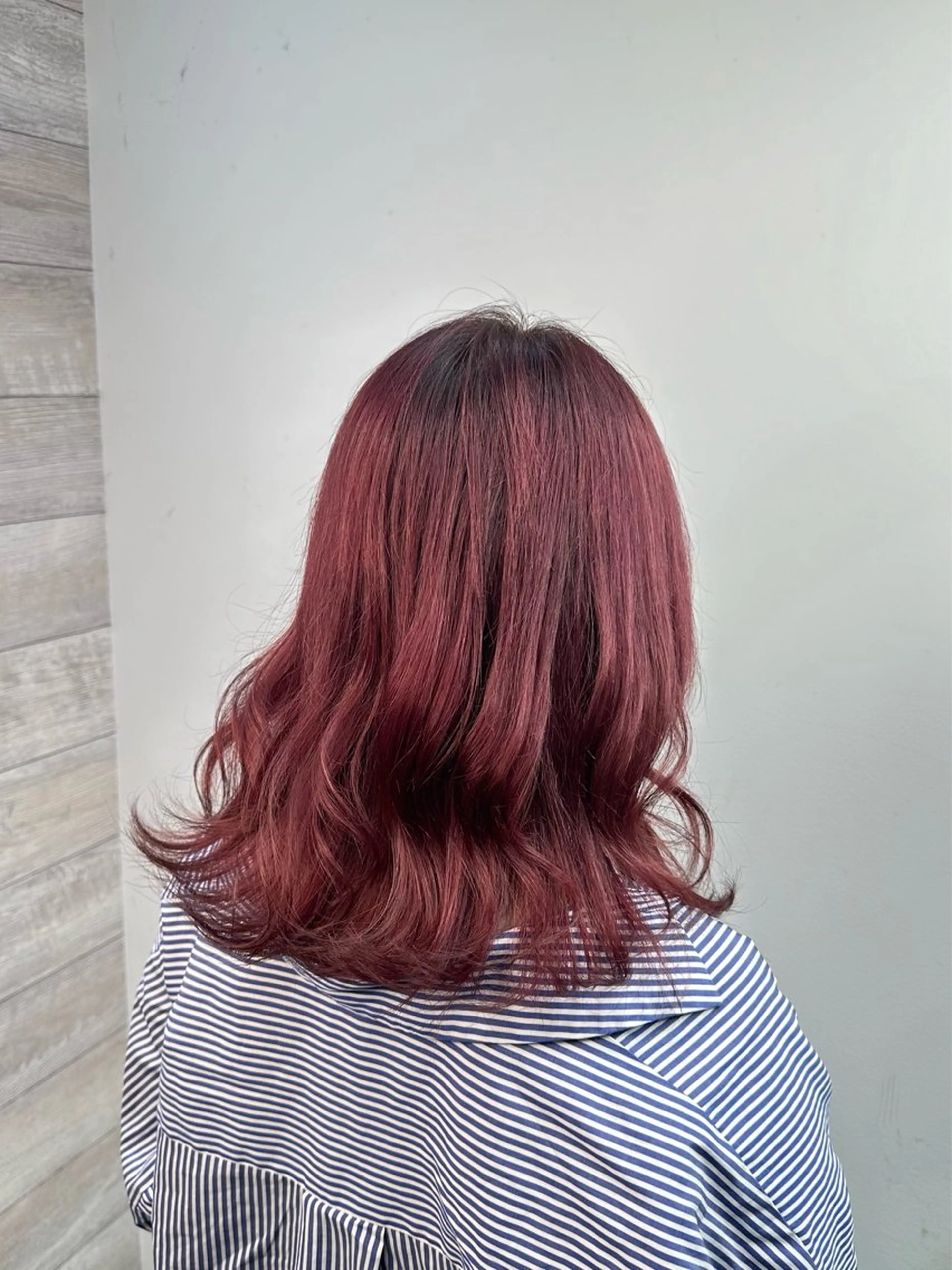 セミロング カラー . misakiのヘアスタイル