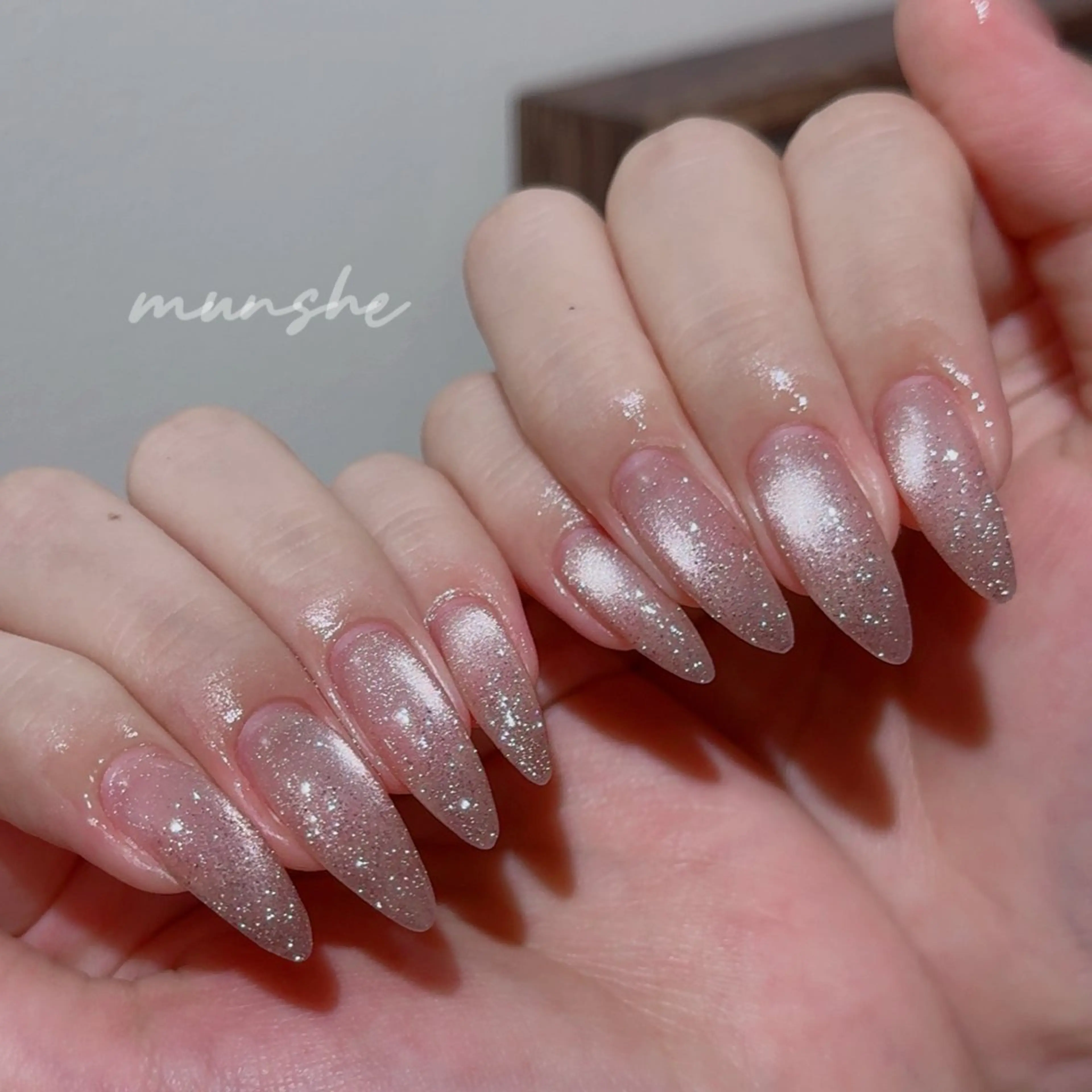 【hand】マグネット✖️ラメグラデーションネイル10本💕の写真