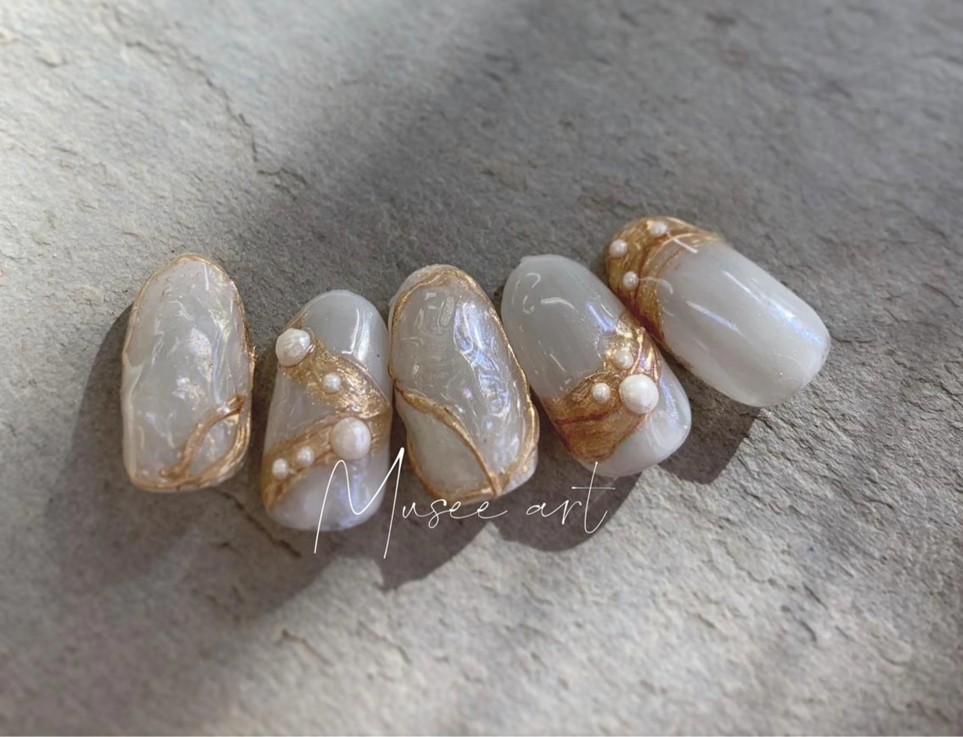 ネイル 冬ネイル Musee art 亀戸店のネイルデザイン