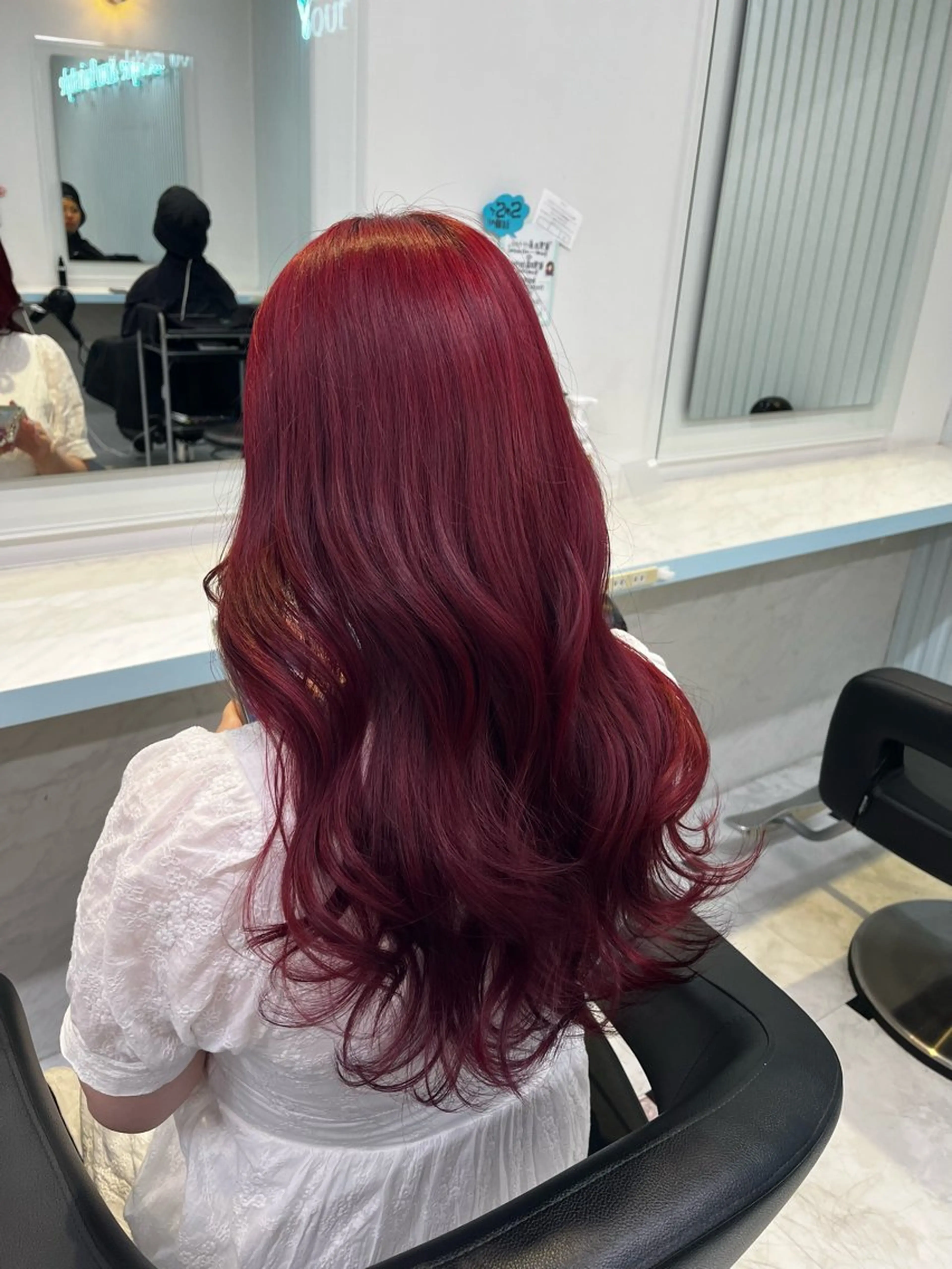 ロング カラー ヘアカラー ブリーチカラー 🩵MIZUKIのヘアスタイル