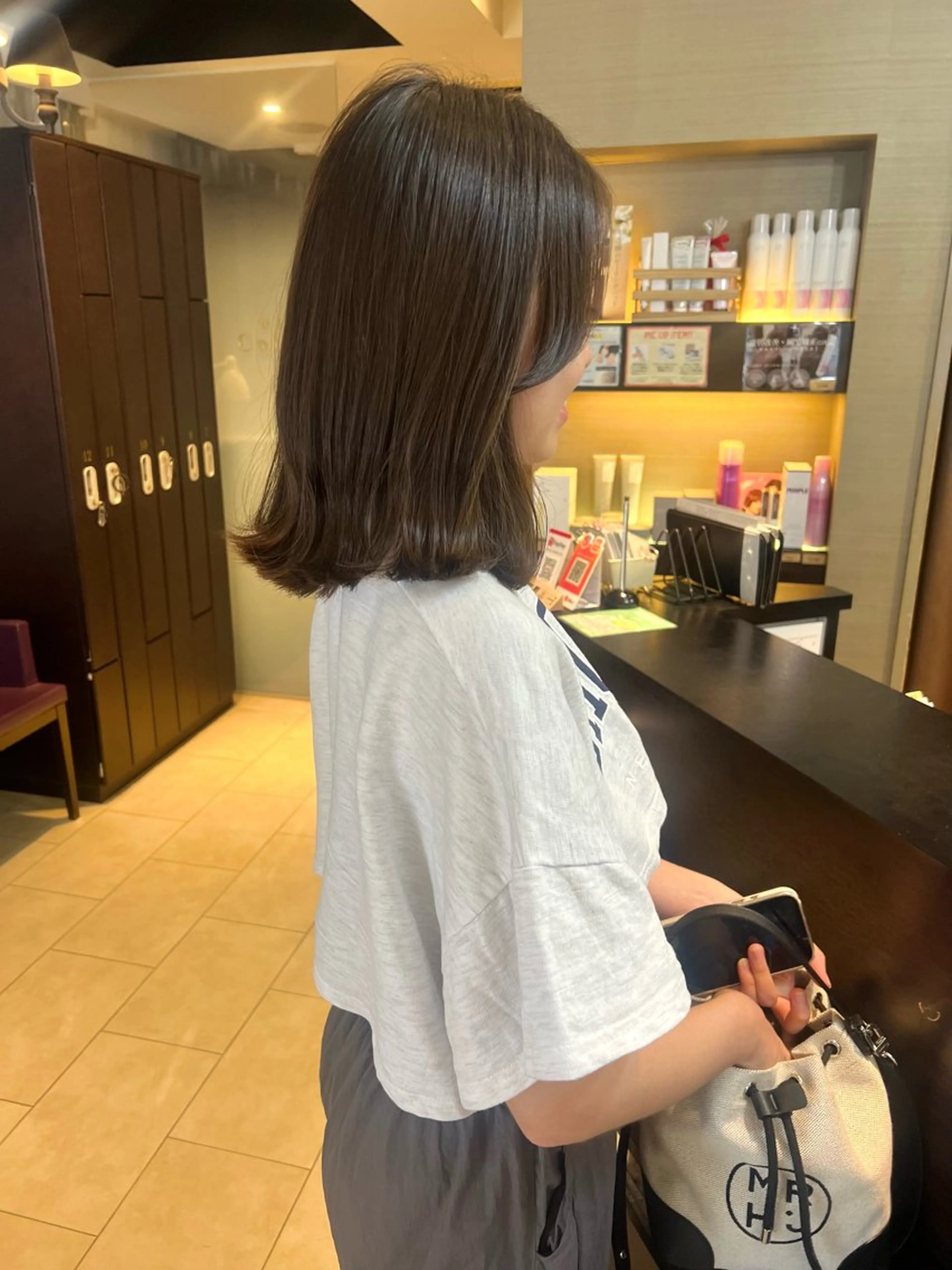 ミディアム カット トリートメント 田中 月菜/副店長のヘアスタイル