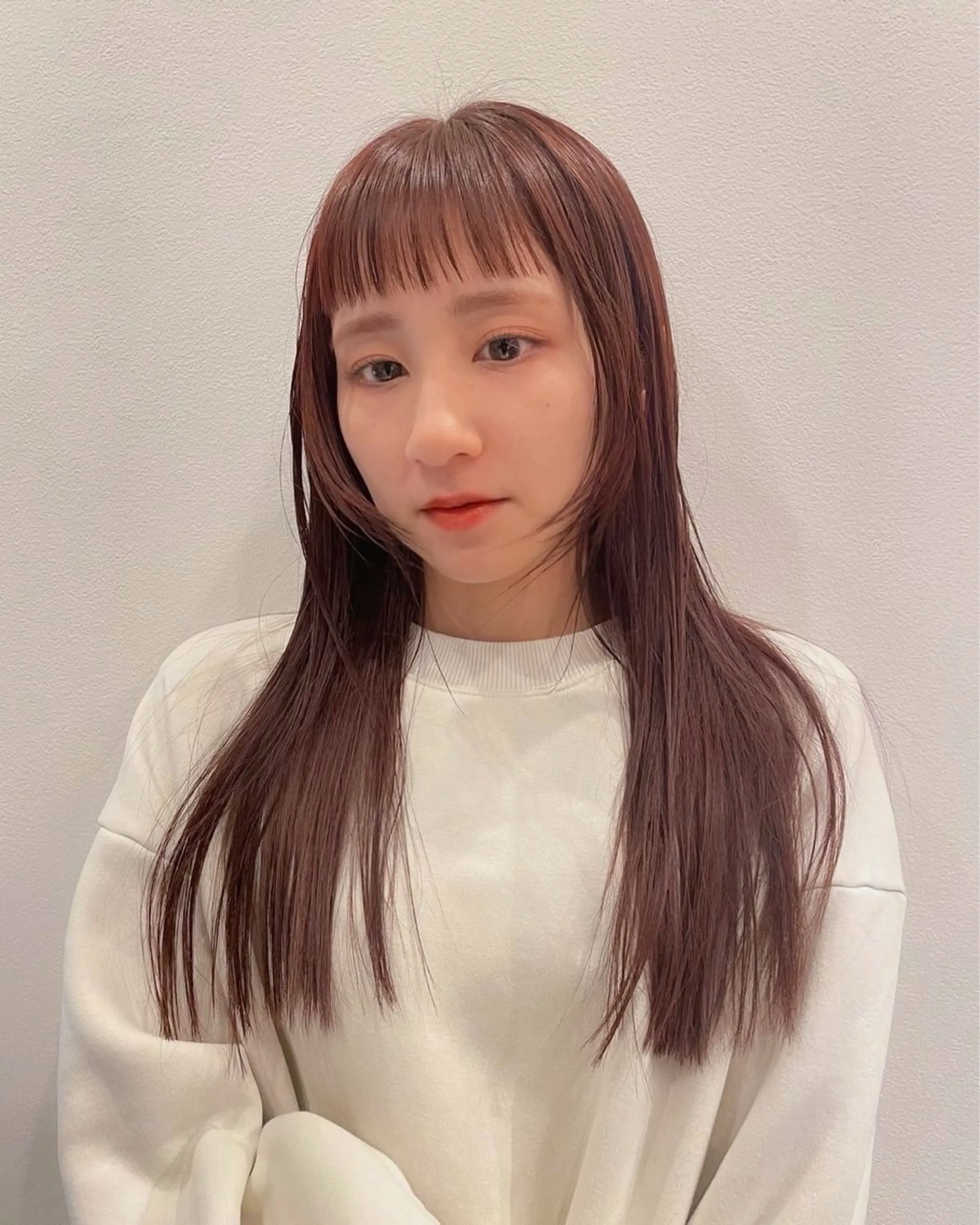 ミディアム カラー ヘアアレンジ カット ヘアカラー トリートメント 悦喜 雅史のヘアスタイル