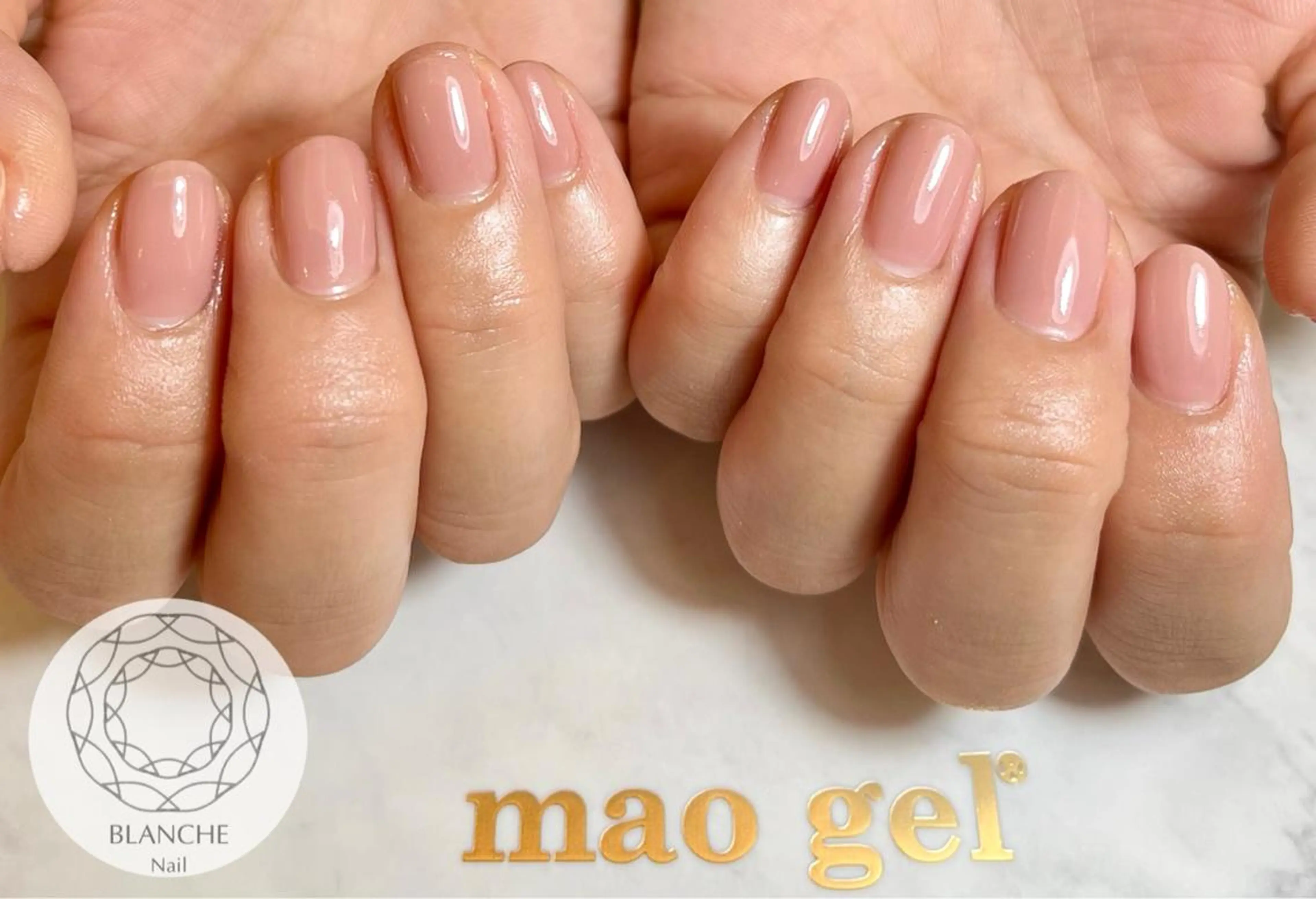 ネイル アートネイル ジェルネイル オフィスネイル パラジェル ピンク BLANCHE Nailのネイルデザイン