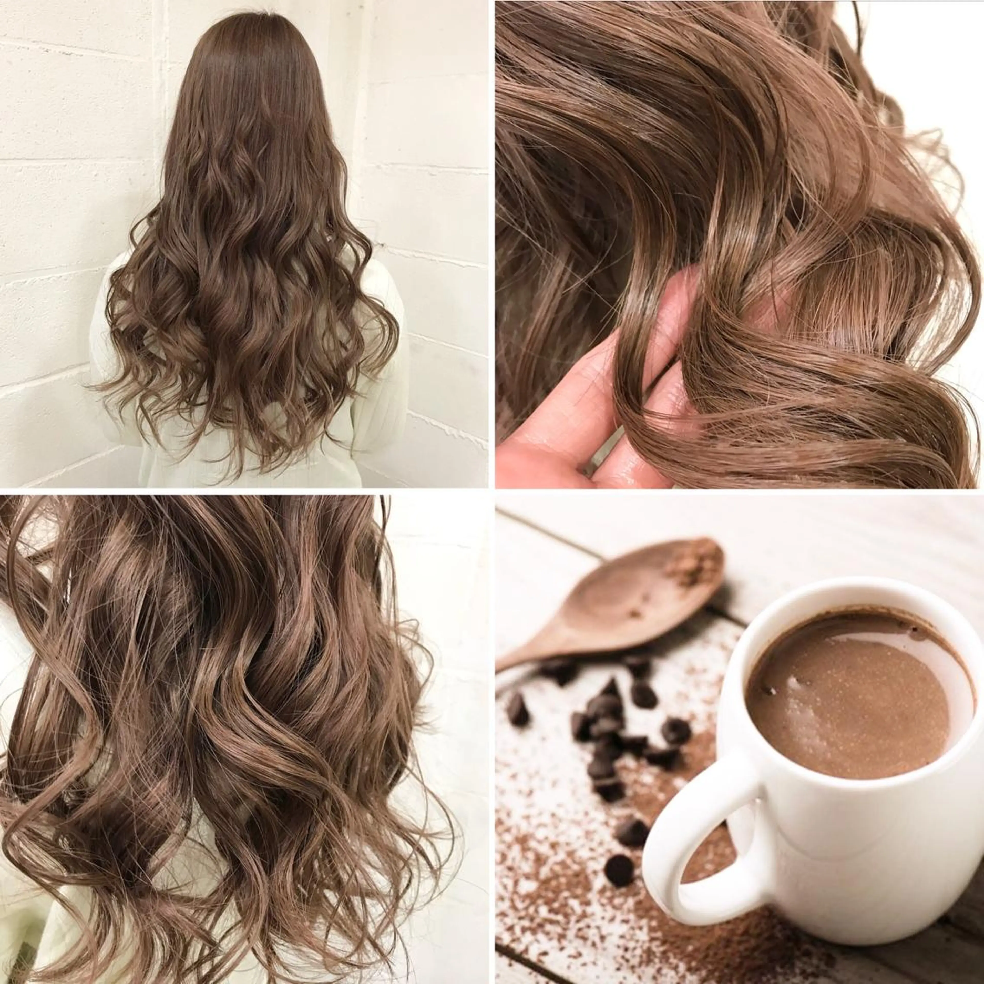 ロング カラー ブラウンカラー ココアブラウン 🌈推し色派手髪 ハイトーンShinのヘアスタイル