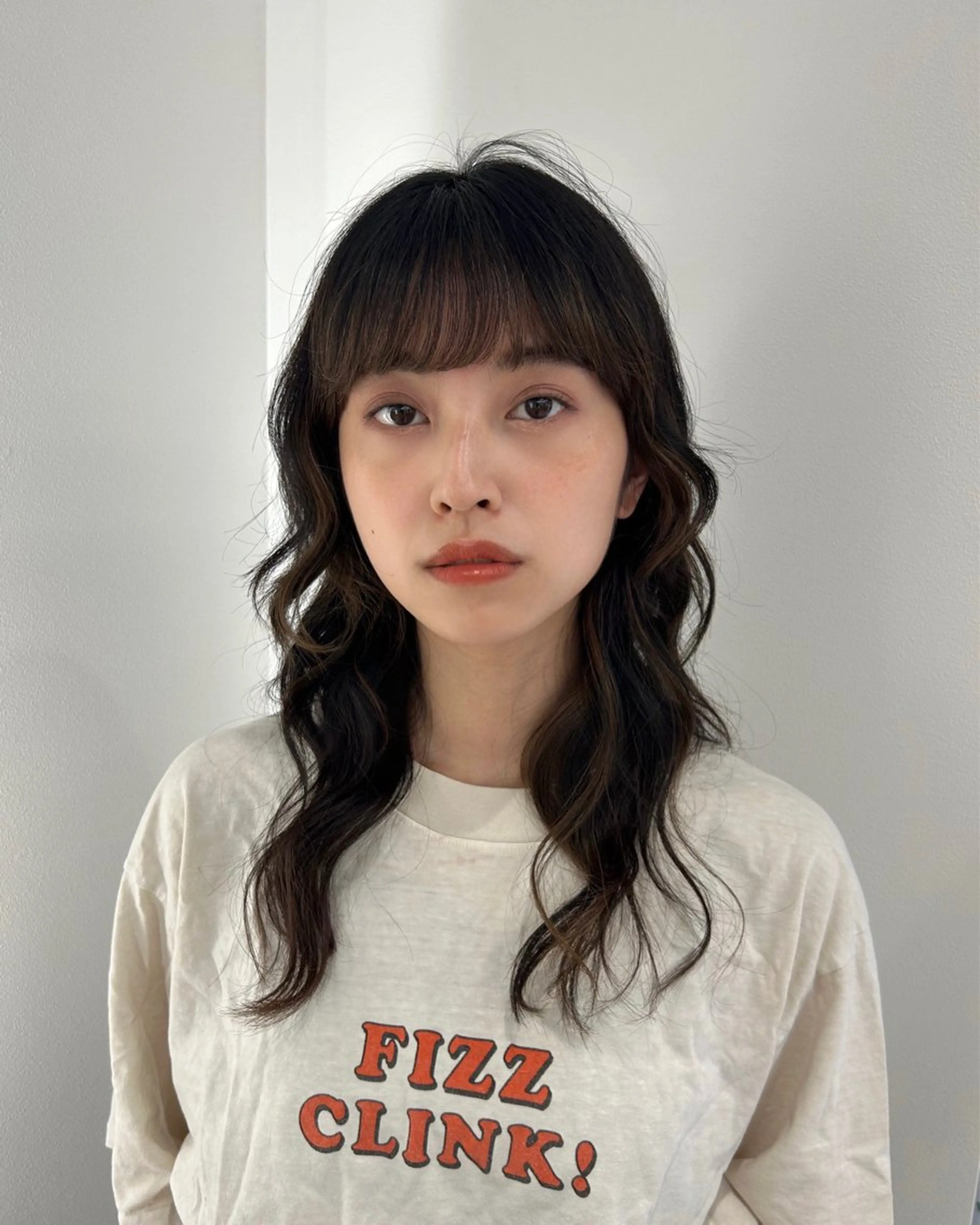 ミディアム パーマ ミディアムパーマ 似合わせカット /カラー/たきのヘアスタイル