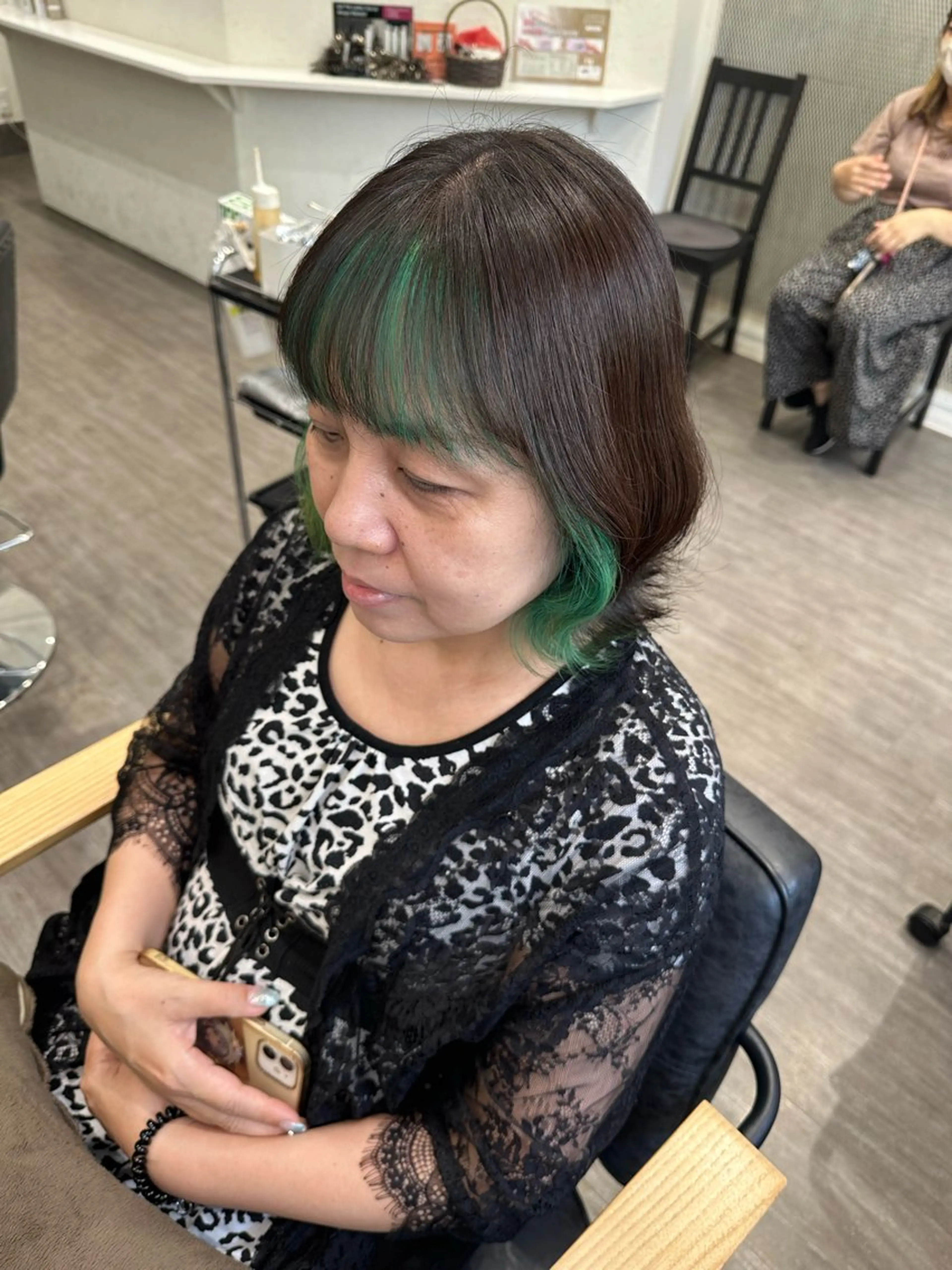 ミディアム カラー 艶髪レイヤー上田 紗也🇰🇷💗のヘアスタイル