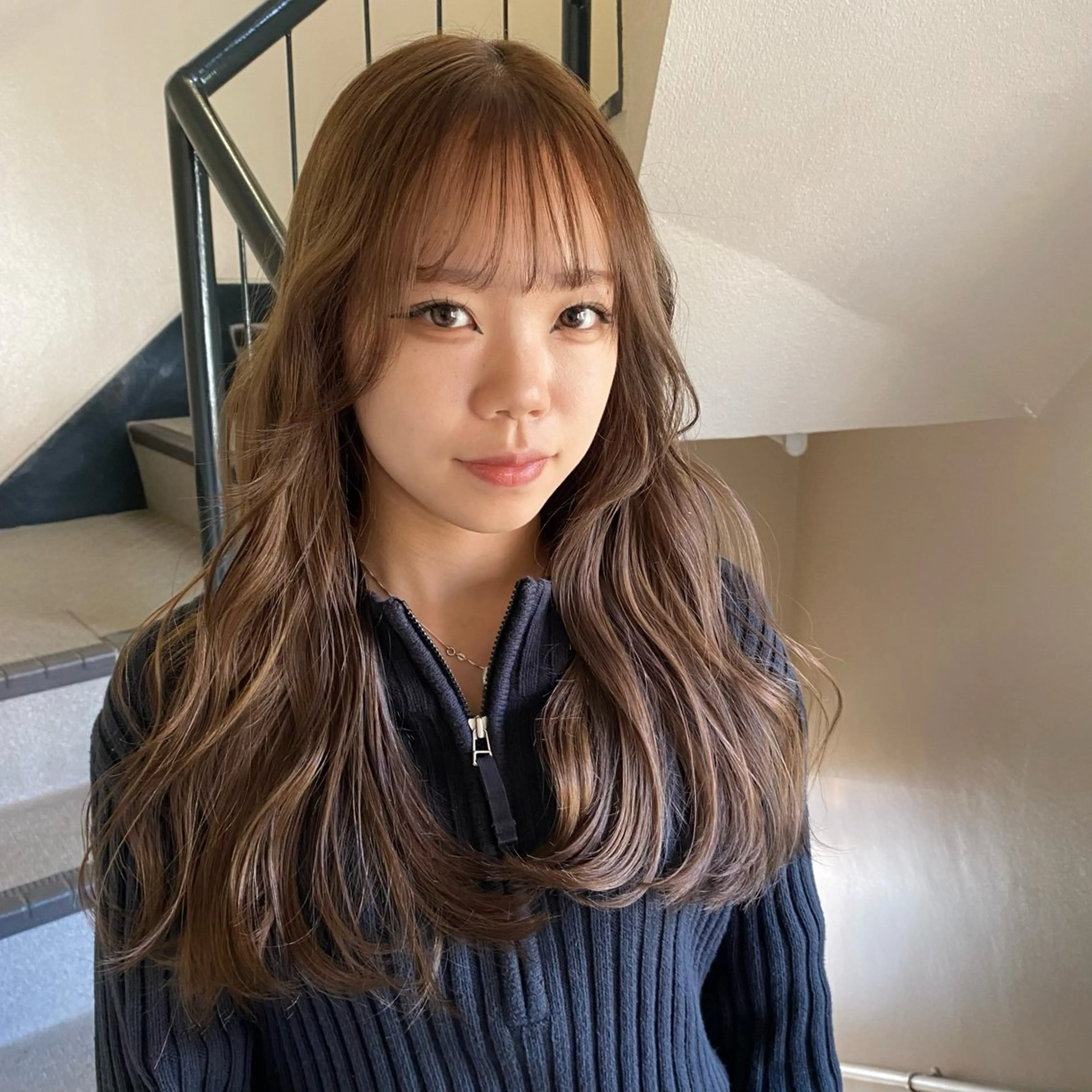 ロング ケアカラー 🎀盛れる韓国ヘア Yuto🎀のヘアスタイル