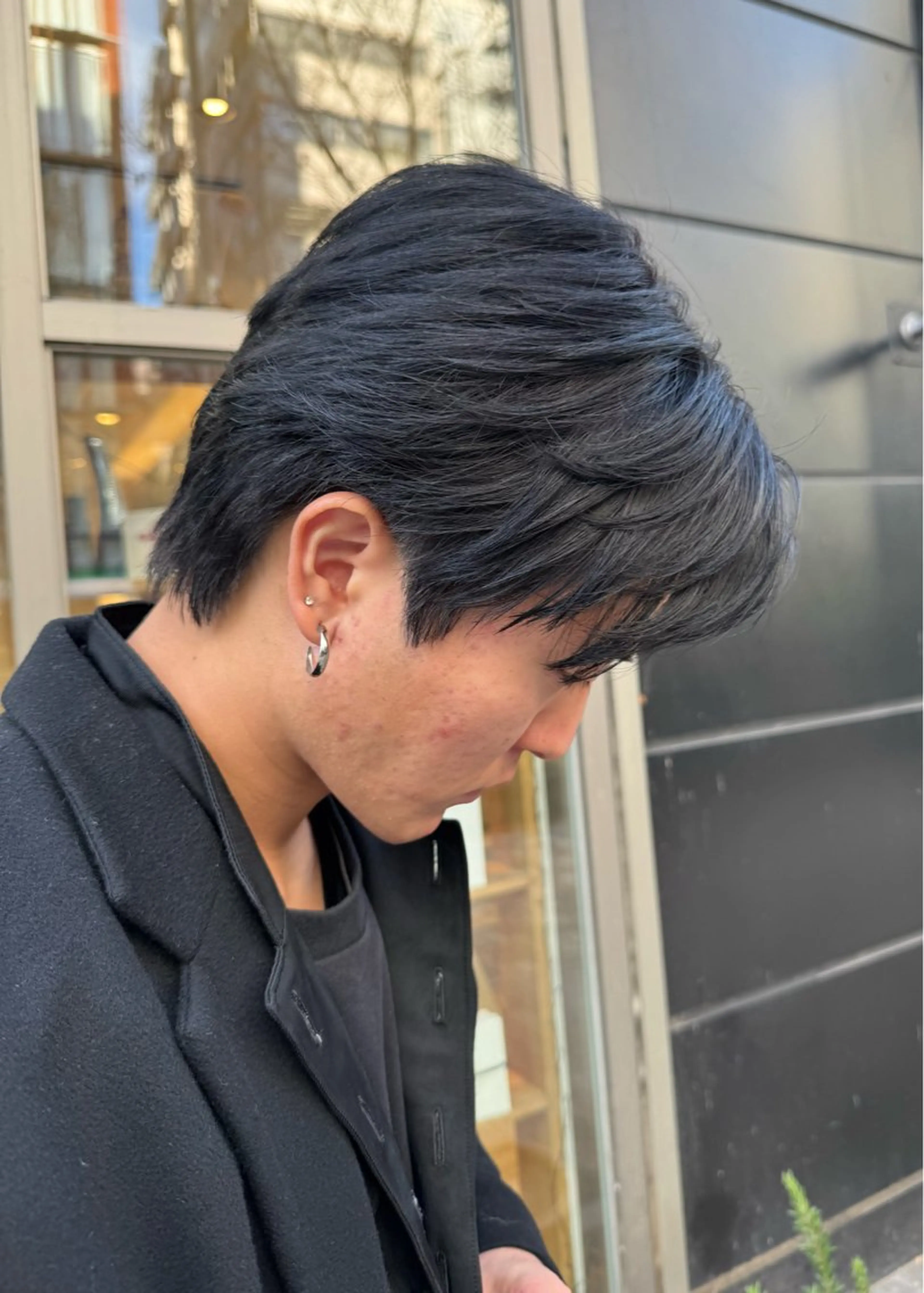 【メンズ💇‍♂️】当日予約可‼ カット［センターパート_韓国風_スパイキーショート_シースルー_髪質改善］の写真