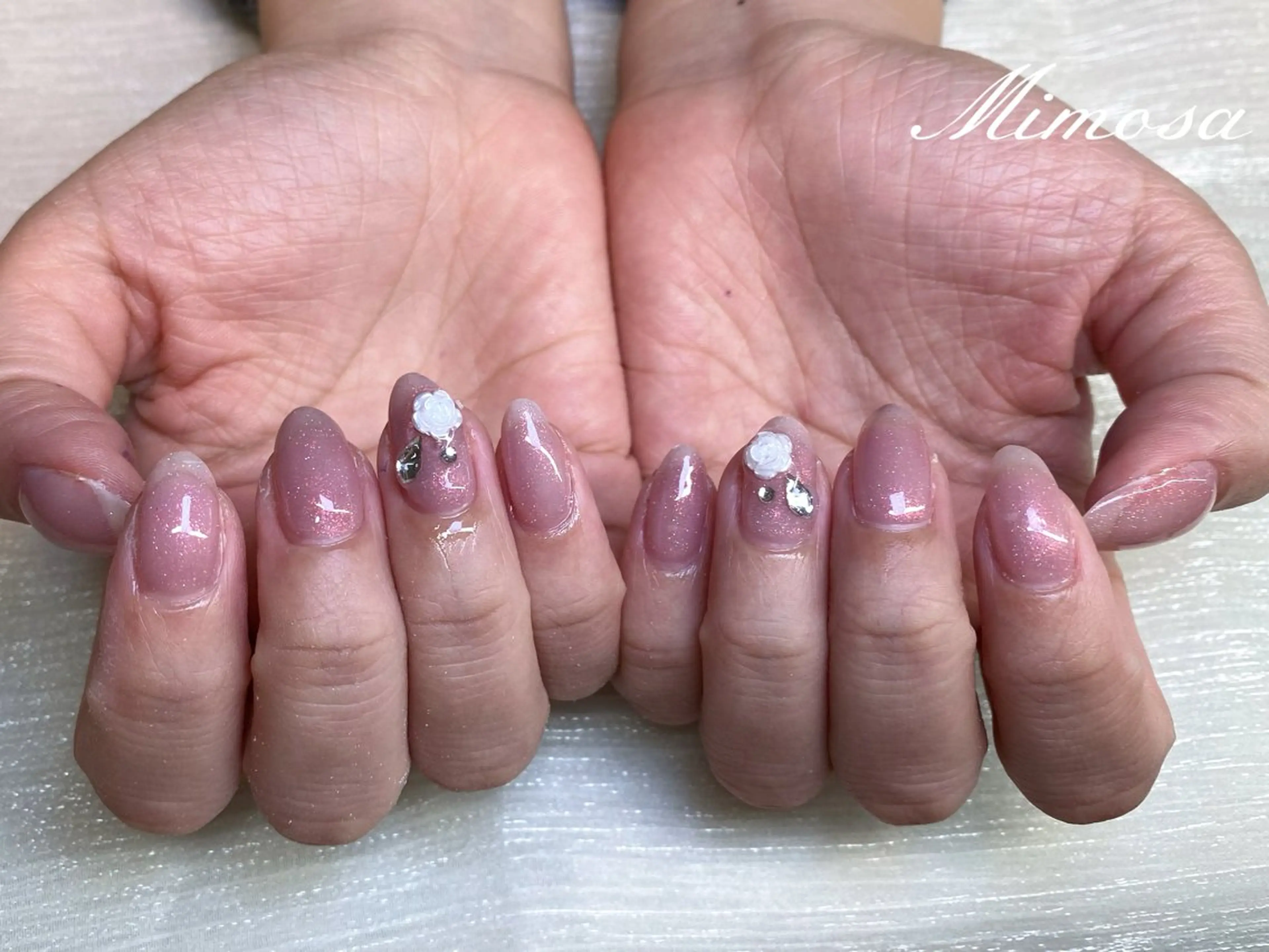 ネイル ハンドネイル 💛Mimosa💛 吉祥寺のネイルデザイン