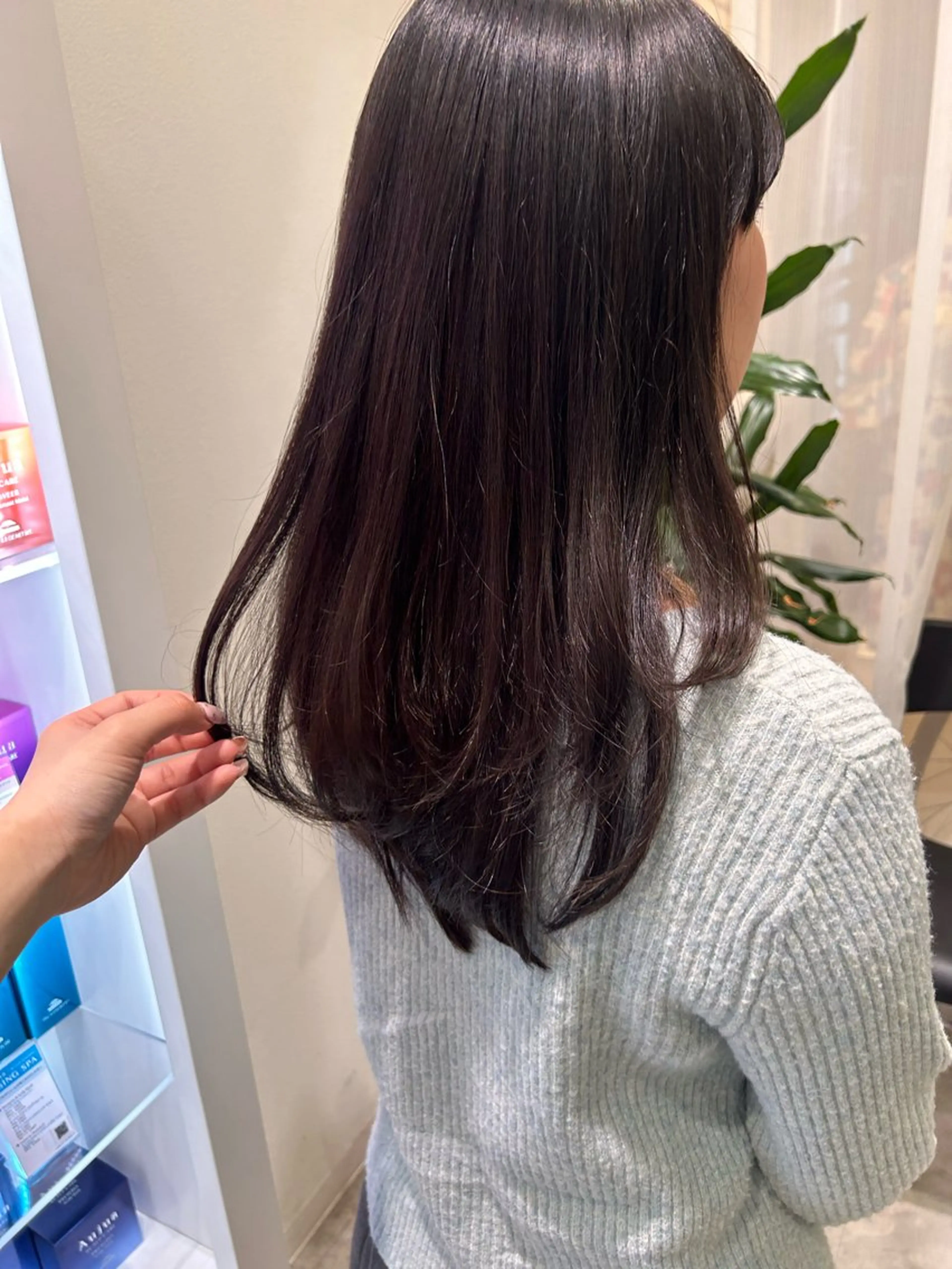 セミロング 🤎オリーブカラー× パーマ特化💫森口のヘアスタイル