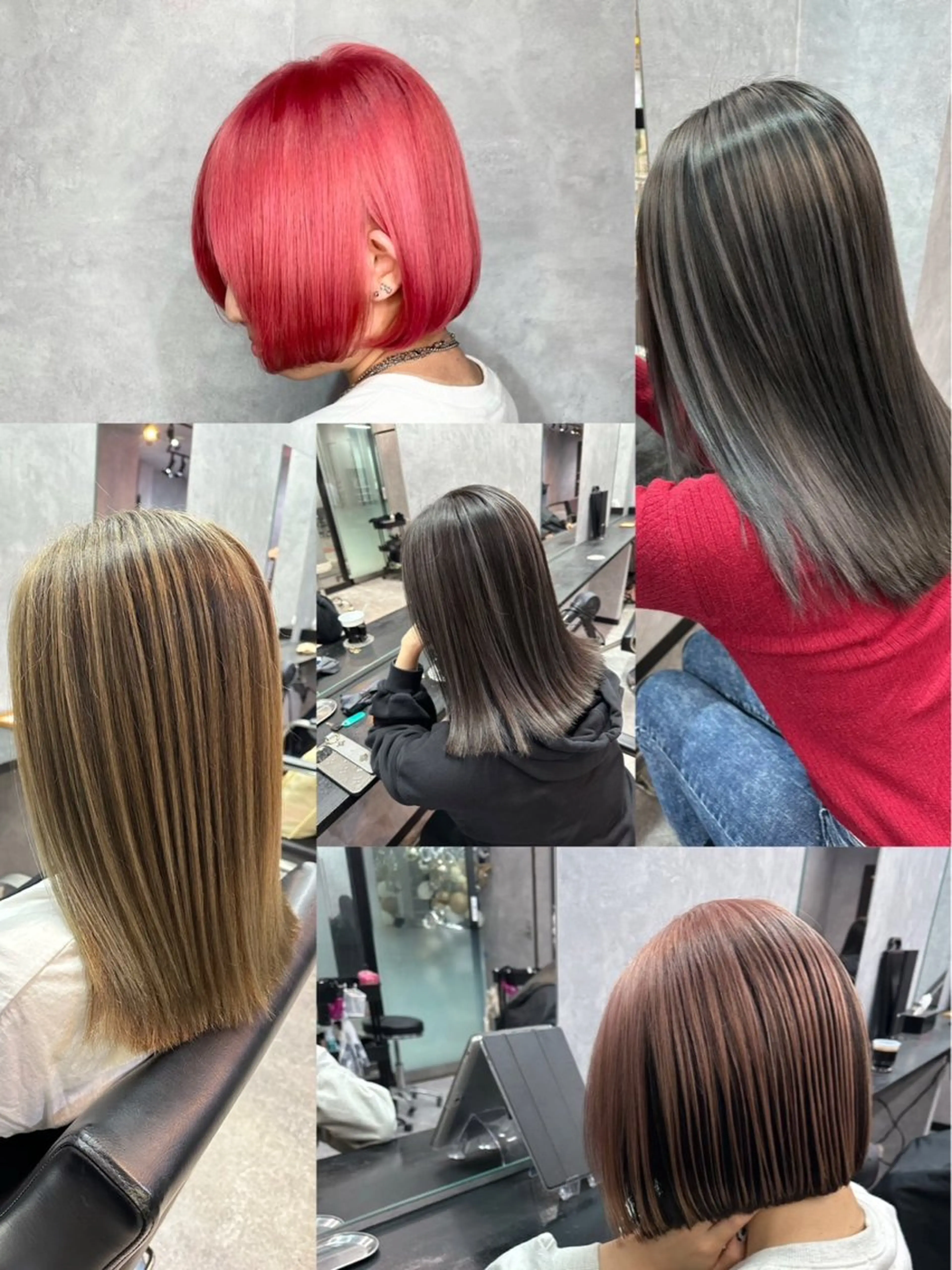 【ハイライトorバレイヤージュ】ブリーチ＋カラー＋トリートメントの写真