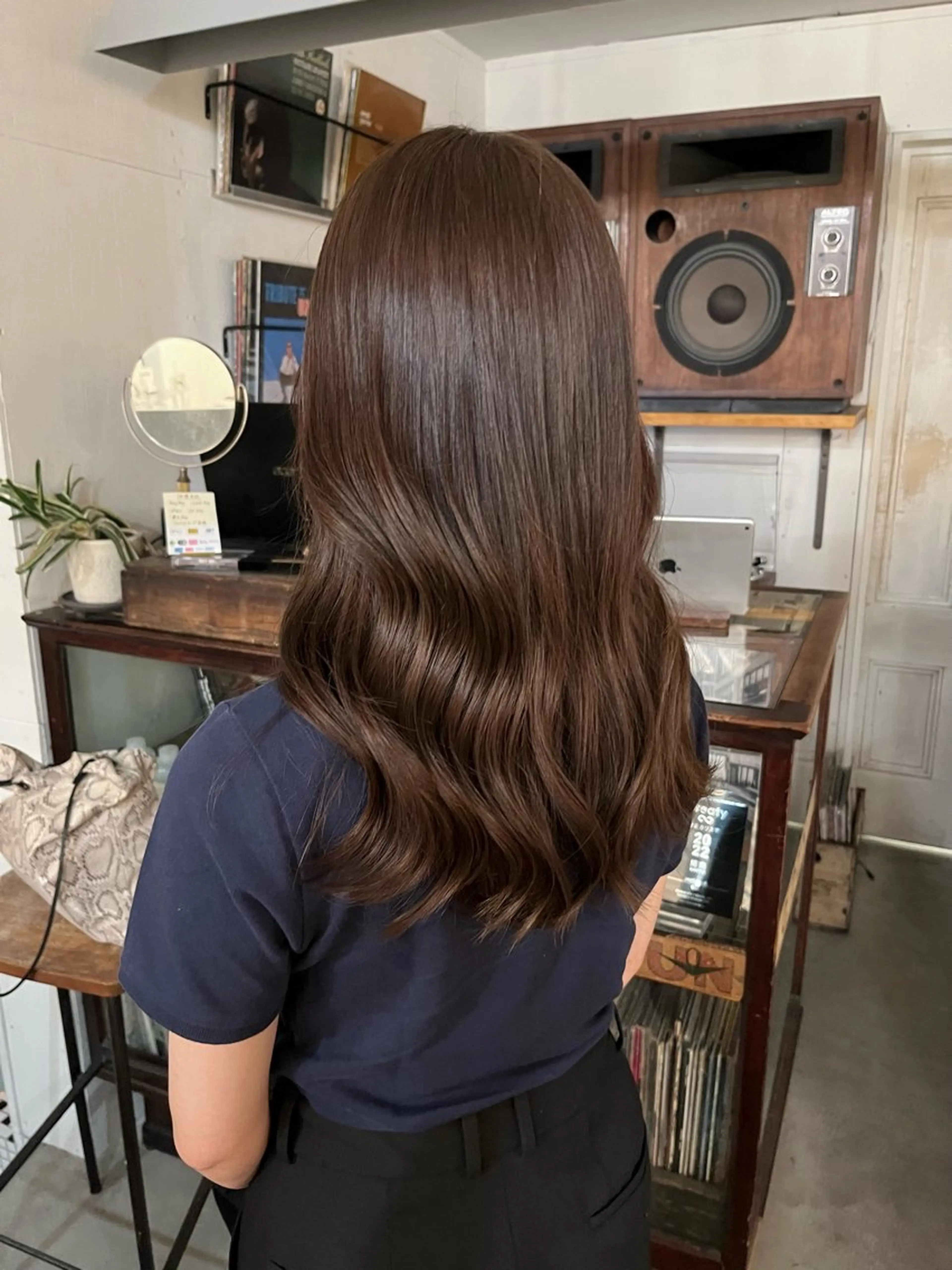 ロング カラー ベージュカラー ヘアカラー レイヤー/ベージュ mikuのヘアスタイル