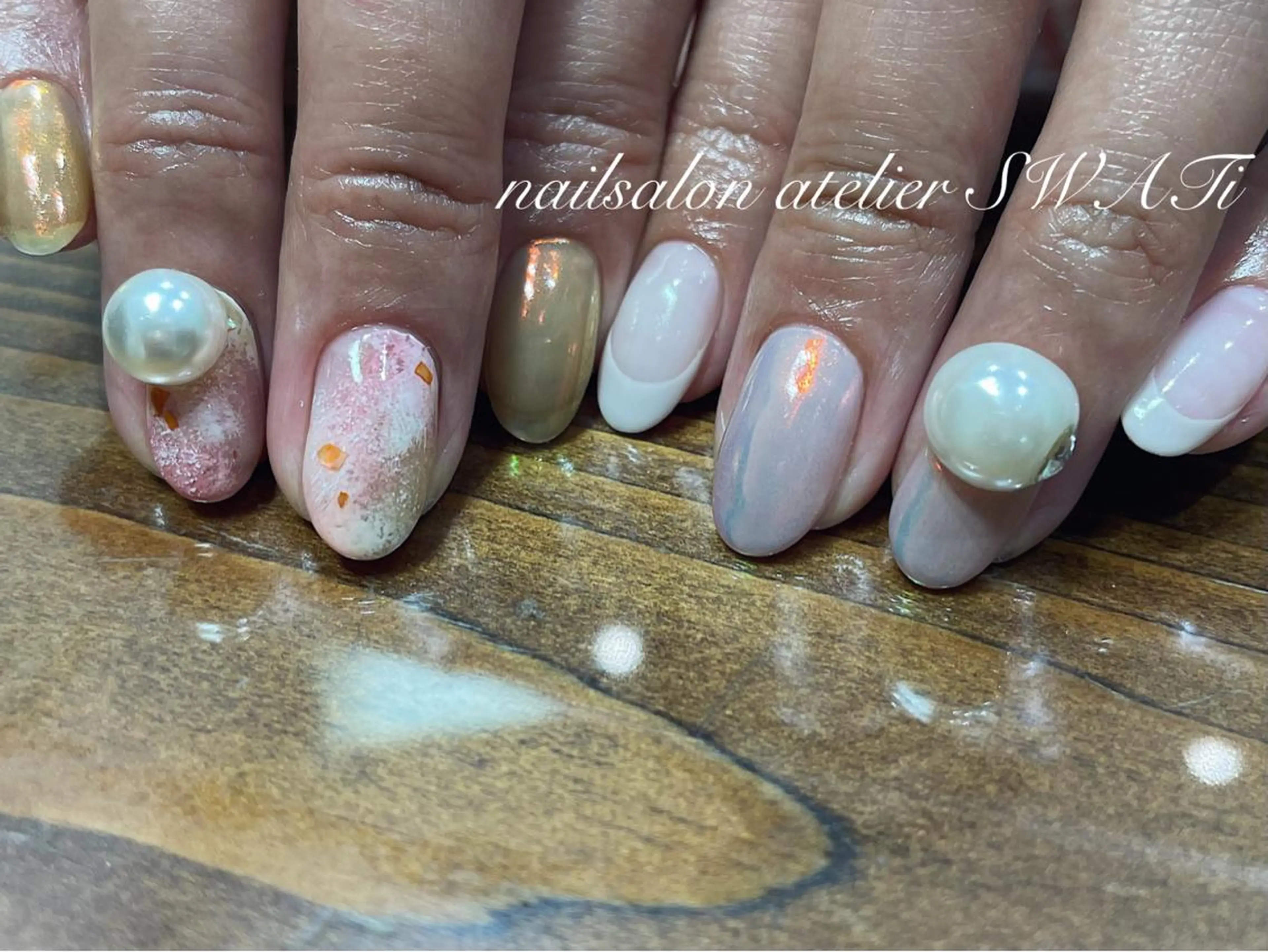 ネイル ヘアーサロン大野所属・nailsalon SWATiのネイルデザイン