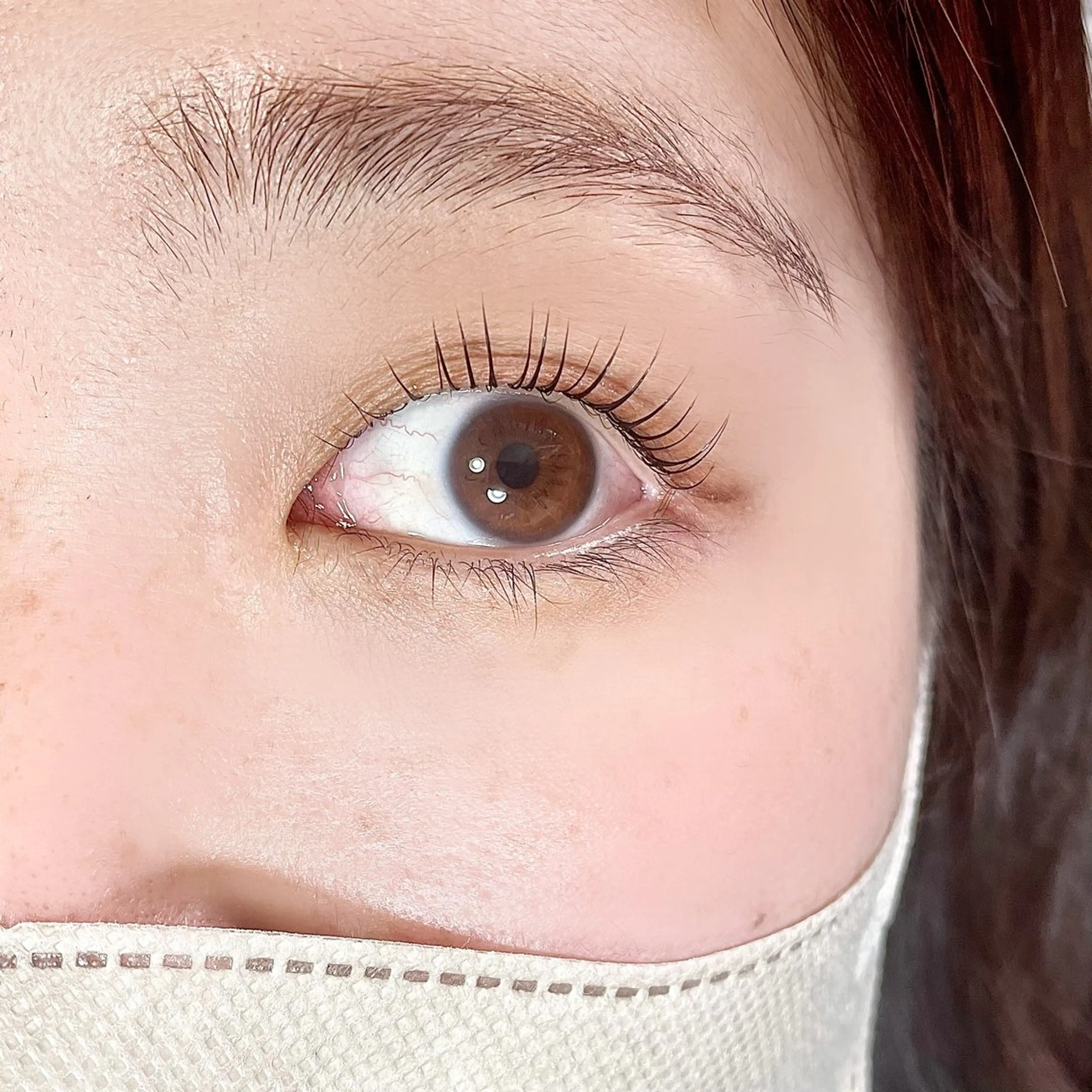 マスカラパーマの写真