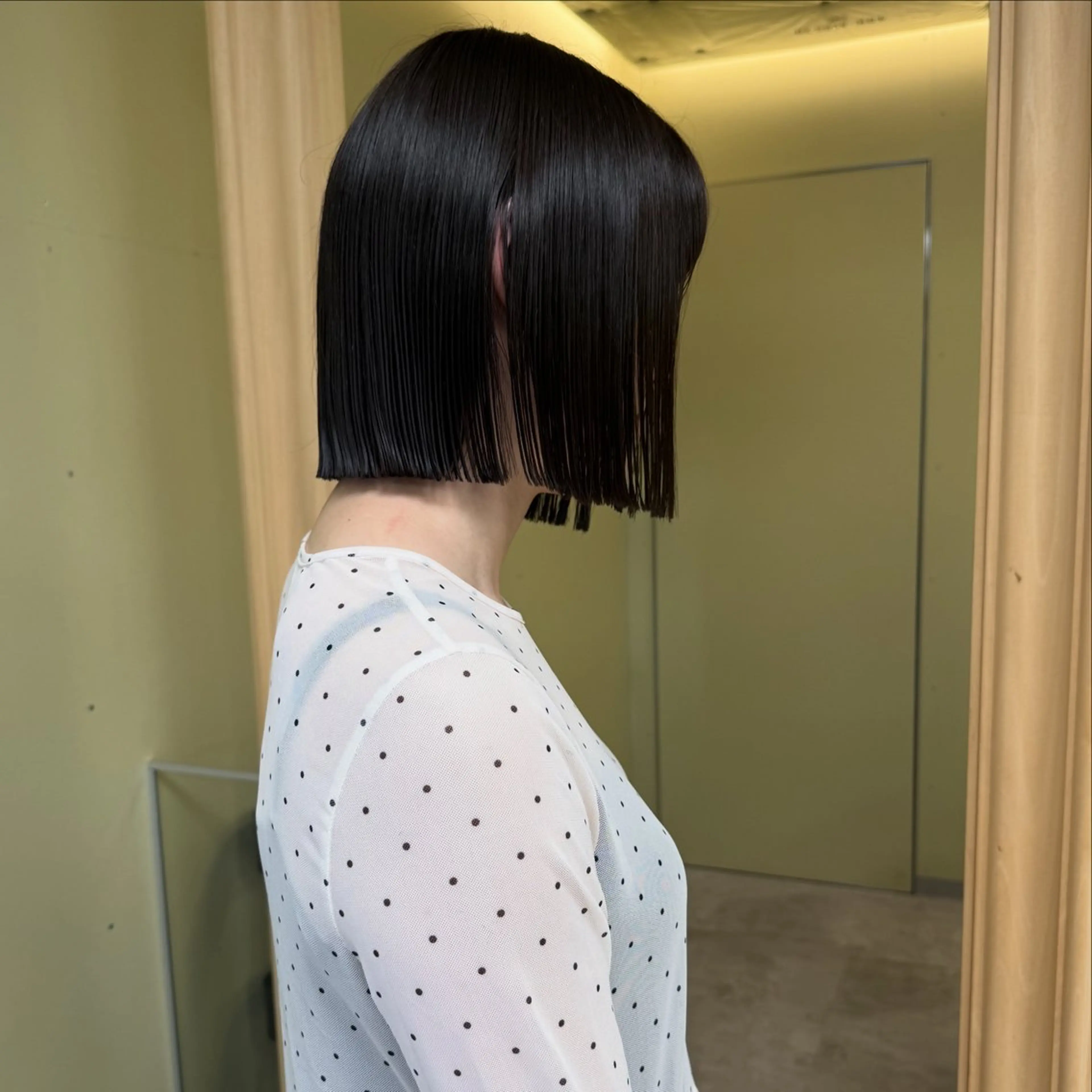 ショート カラー カット ヘアカラー トリートメント 伶風/ボブ/ ハッシュカットのヘアスタイル