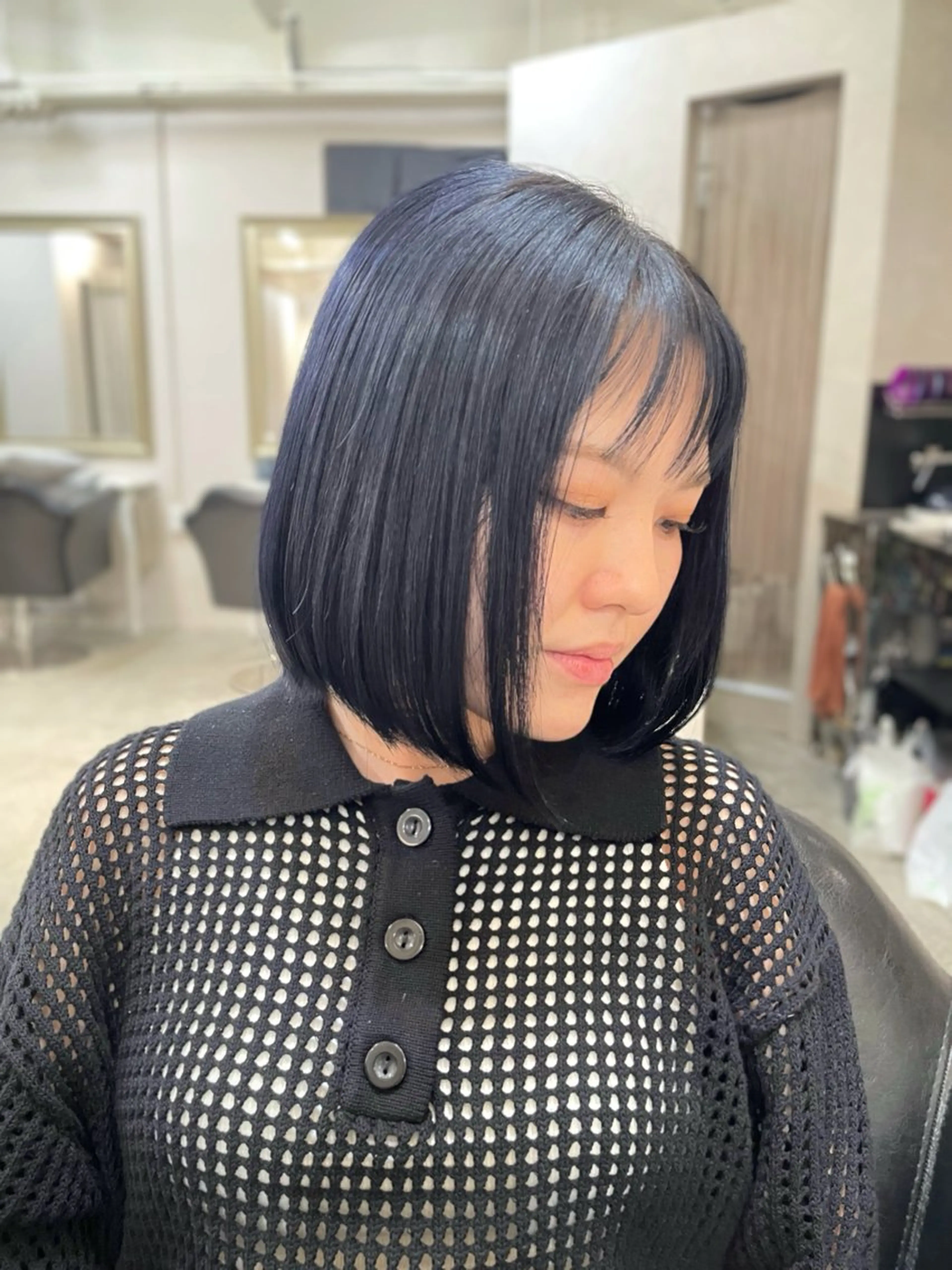 カラー バレイヤージュモデル 募集👒ヨンスクのヘアスタイル
