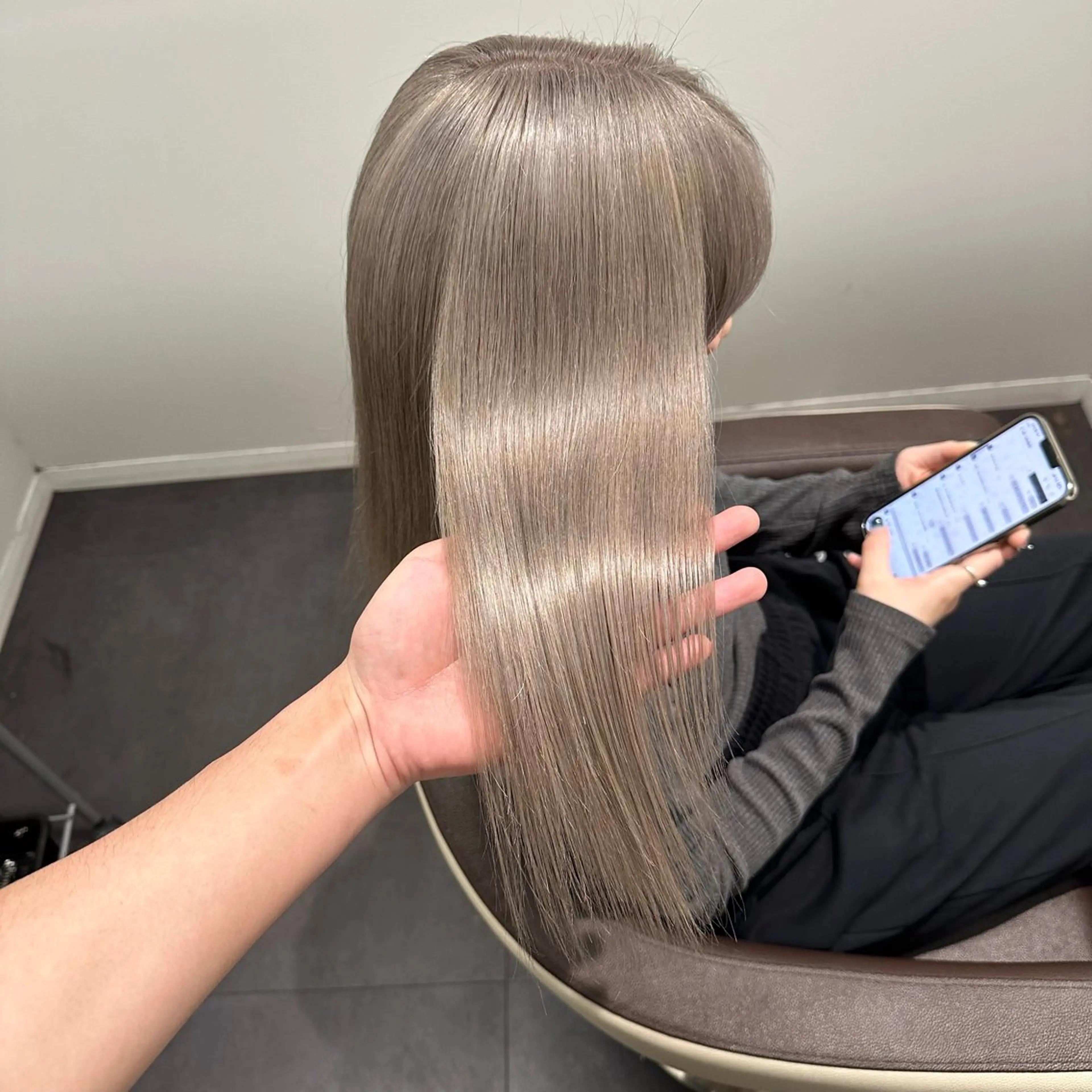 セミロング カラー go today原宿vita所属・✨艶カラー美容師✨ リュウトのヘアスタイル