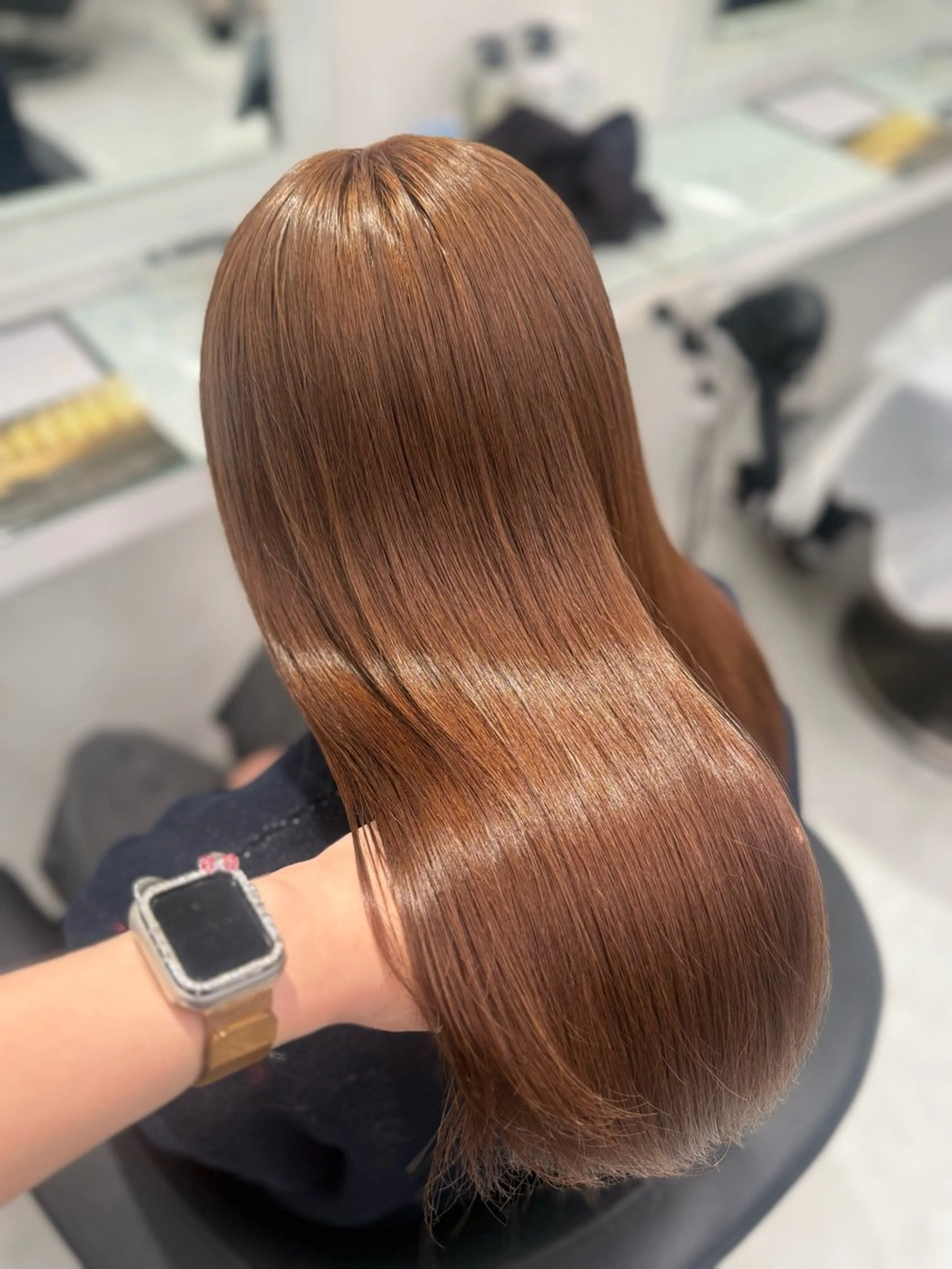 ロング カラー ヘアカラー トリートメント 🩰フレンチガーリー ヘア🩰🍨AYAのヘアスタイル