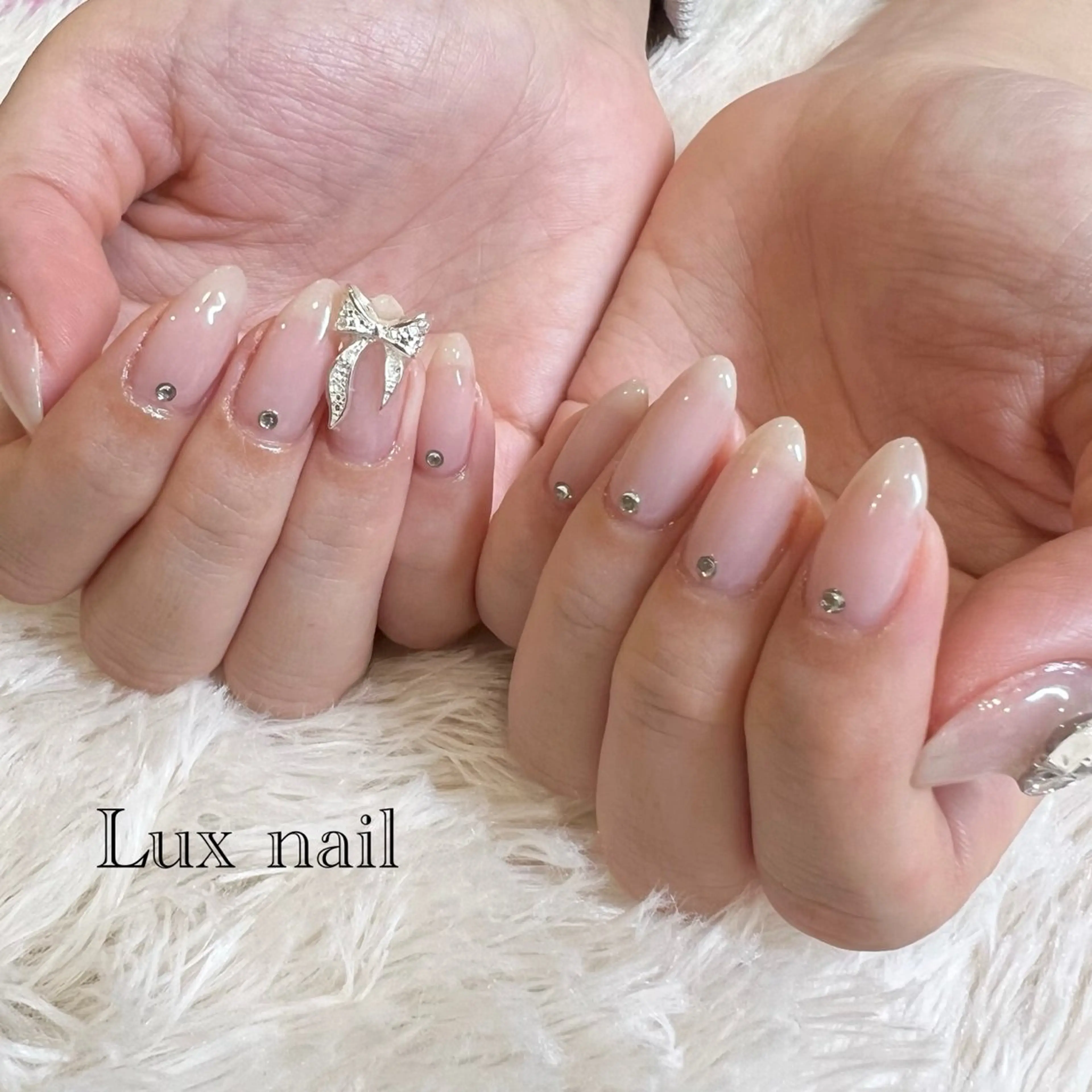 【🔰ジュニアクーポン】ワンカラーorラメグラデーション️🩵オフ・パーツ込みの写真