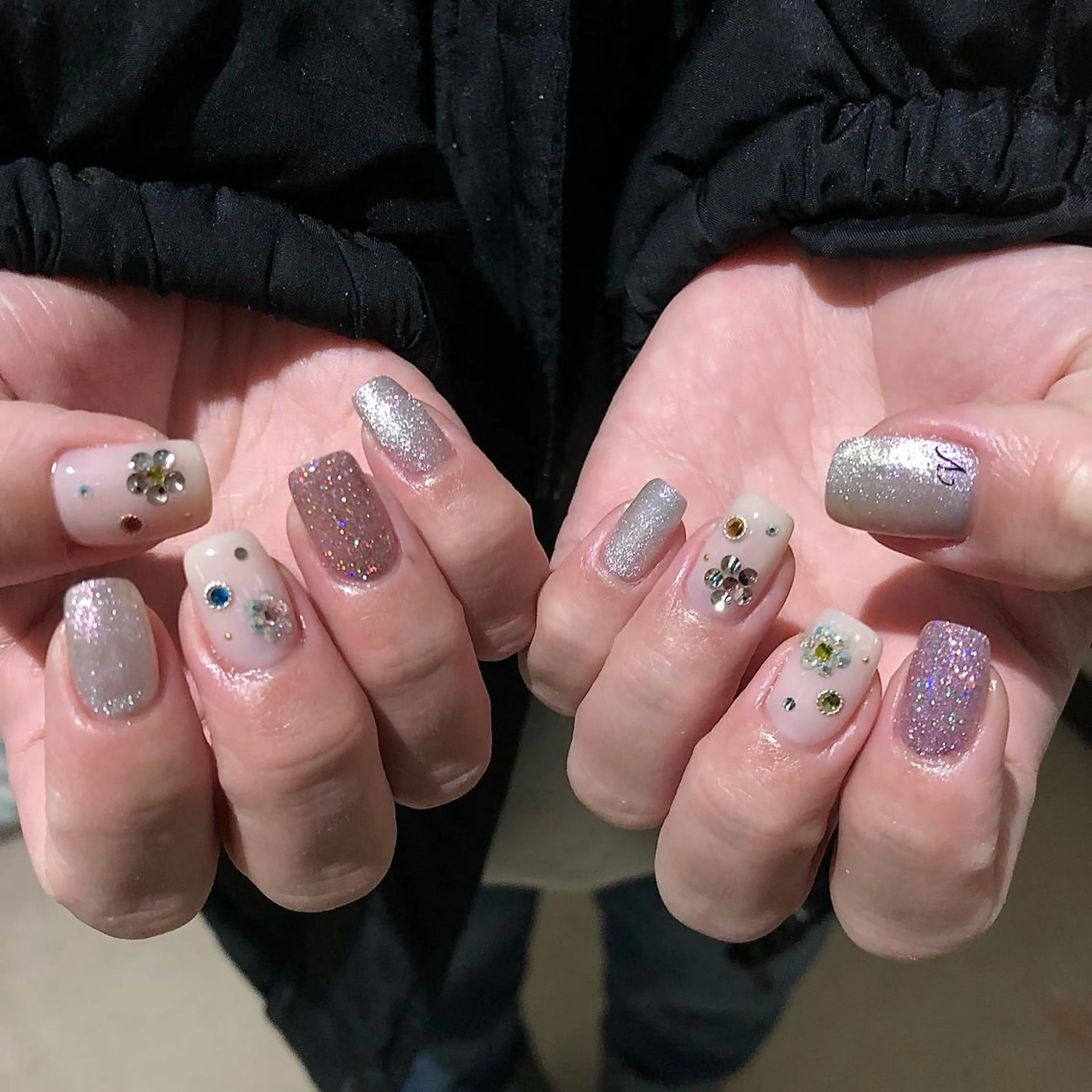 ネイル パラあり！フィルイン 美フォルムのネイルデザイン