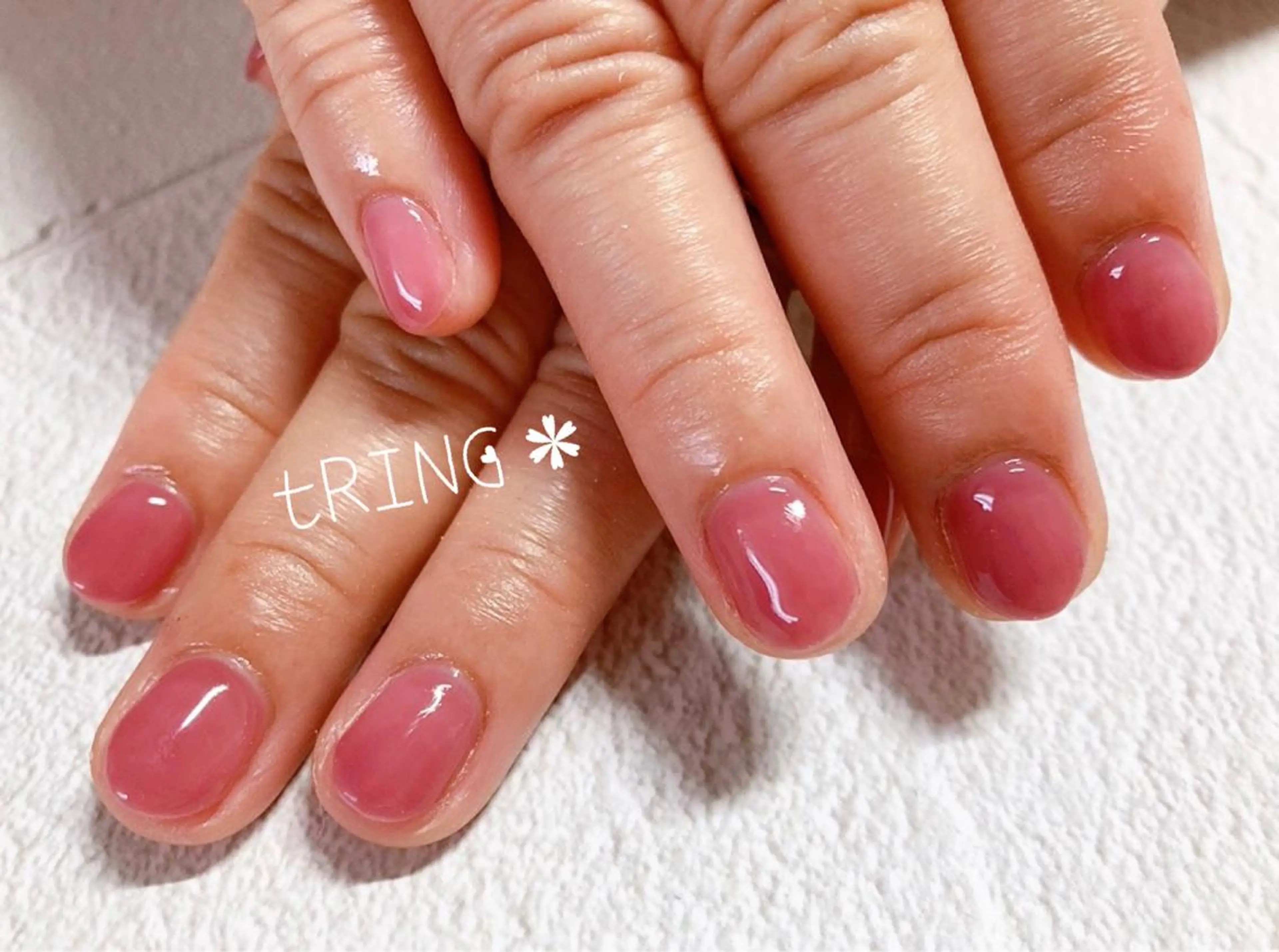 ネイル ハンドネイル tRING* しいの木台のネイルデザイン