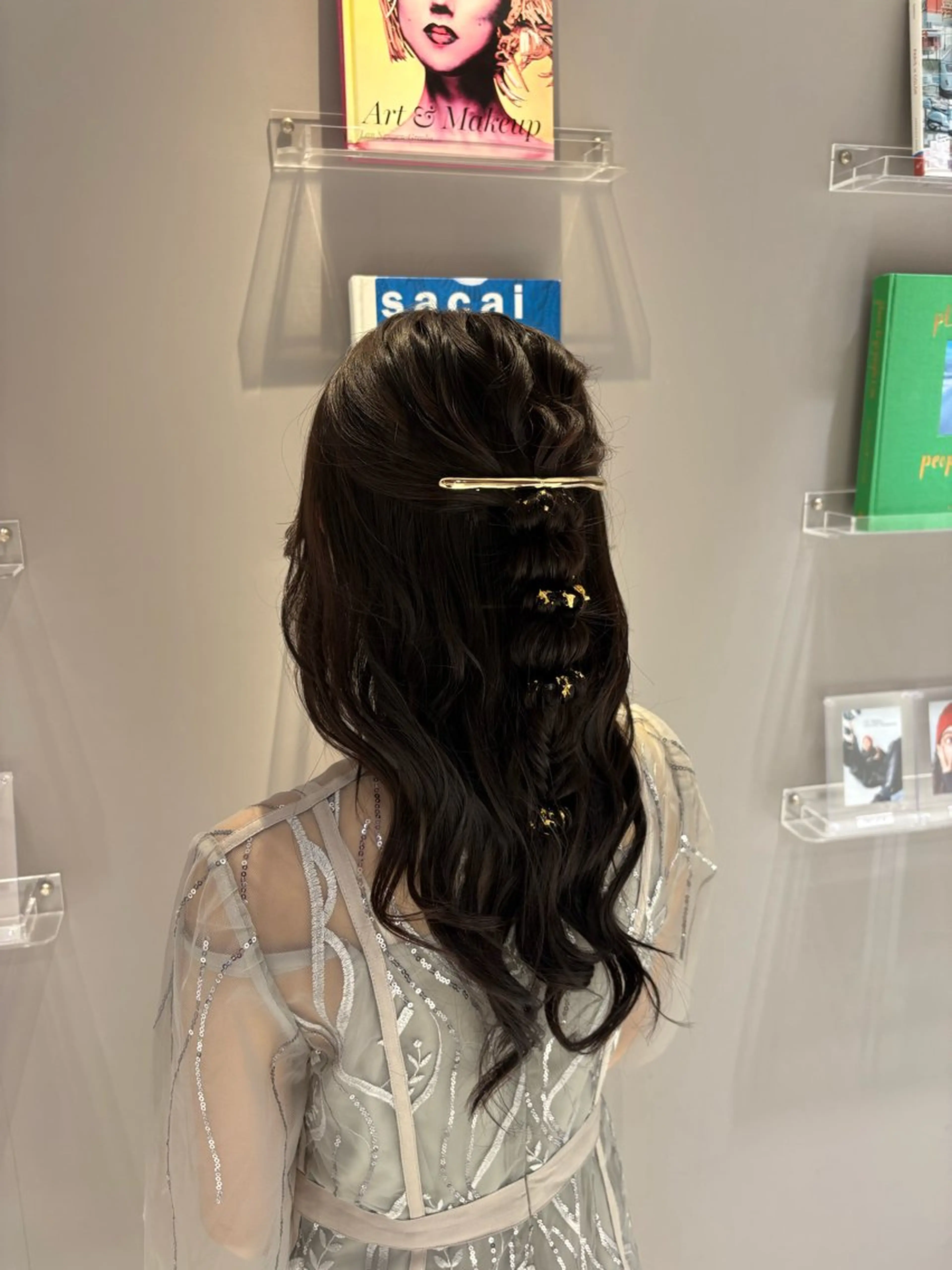 ヘアアレンジ ハーフアップ 結婚式・ブライダル ヘアセット 誰もが憧れる艶髪✨ /アレンジヘア🎀のヘアスタイル