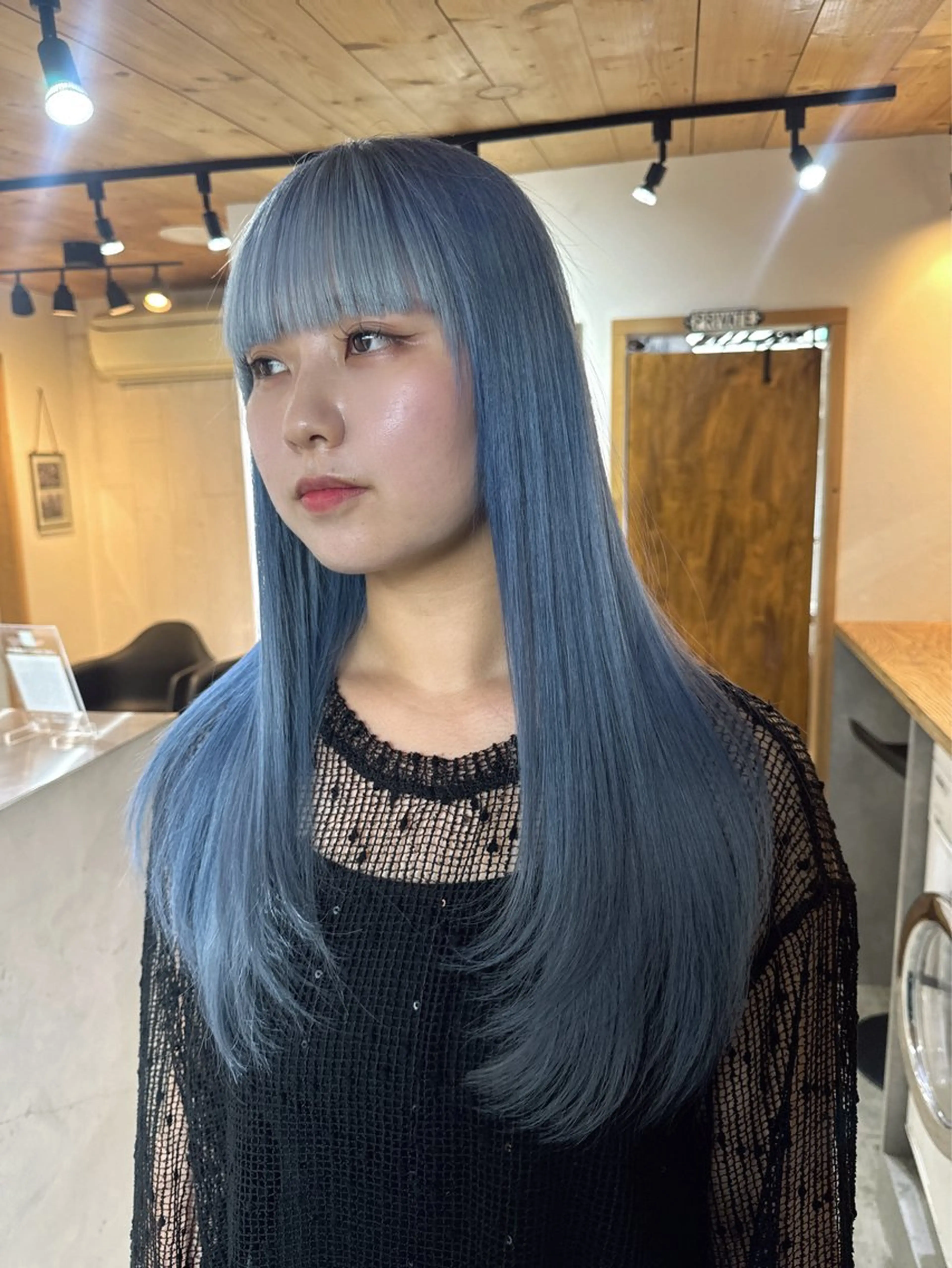 ミディアム カラー カット ヘアカラー トリートメント Rico / bob/グレージュのヘアスタイル