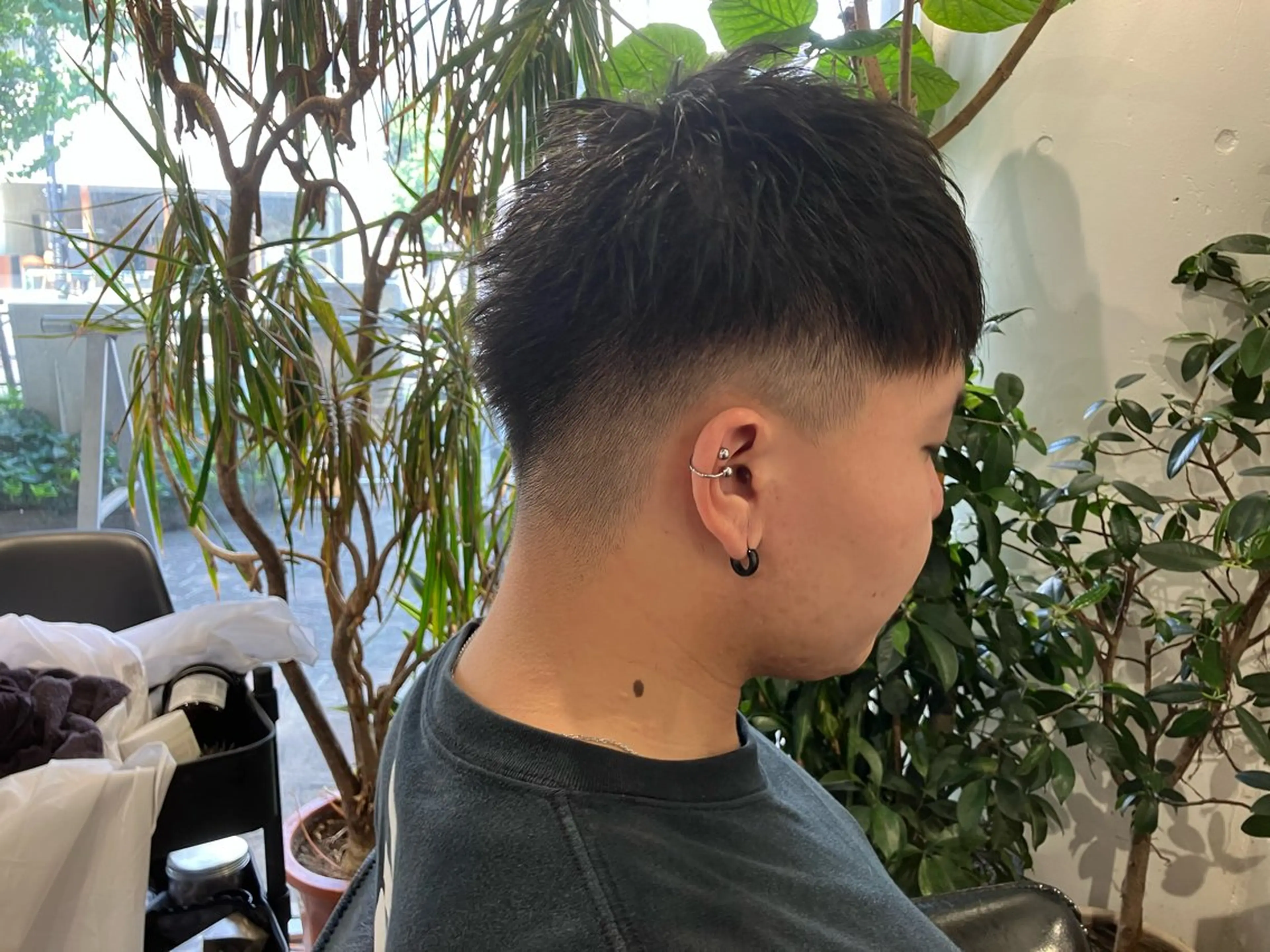 ショート メンズパーマ shell 宮下のヘアスタイル