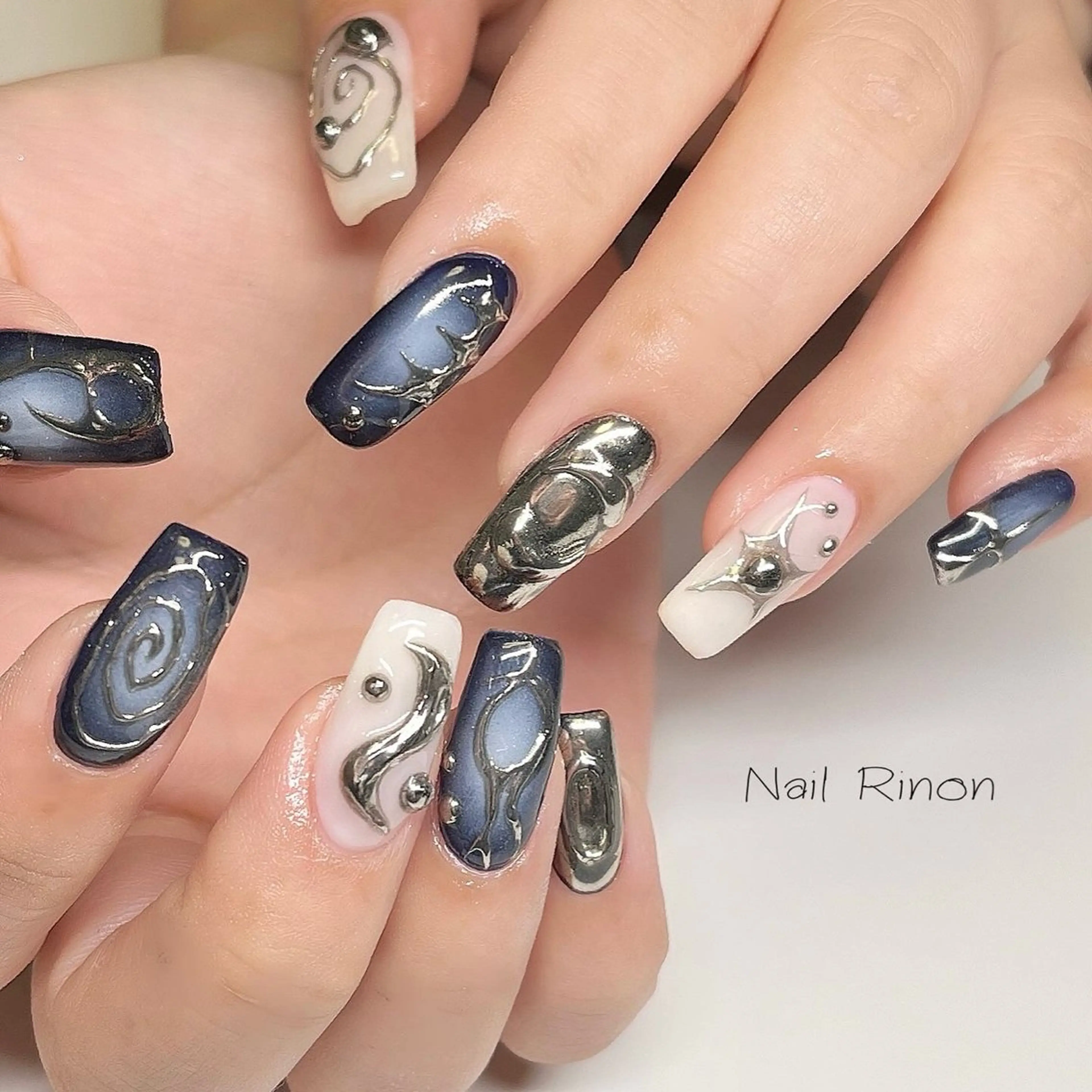 ネイル ニュアンスネイル Nail Rinonのネイルデザイン